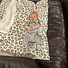 Kolte joined the competition — help win amazing prizes! baby, blanket, clothing, comfort, couch, cozy, cute, home, indoors, infant, leather, leopard_print, newborn, peaceful, person, resting, sleeping, small, soft, tiny