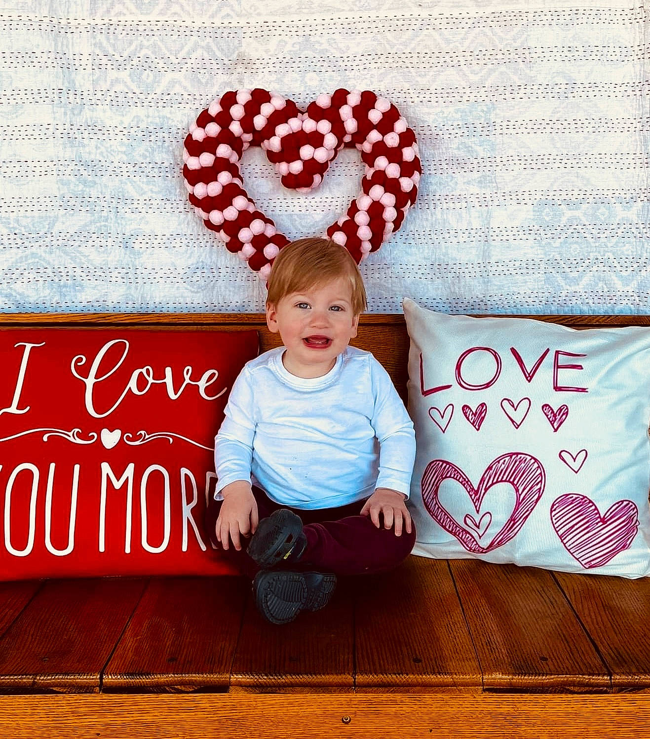 Raymond joined the competition — help win amazing prizes! baby_toddler_clothing, child, circle, design, event, fashion_accessory, font, greeting_card, happy, holiday, joy, magenta, party_supply, pattern, person, picture_frame, pink, rectangle, red, sitting