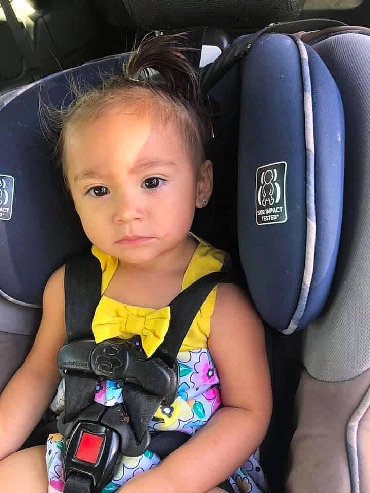 Rosalinda joined the competition — help win amazing prizes! auto_part, baby, baby_carriage, baby_toddler_clothing, black, car_seat, child, cool, electric_blue, fun, happy, head_restraint, light, mammal, person, photograph, product, skin, snapshot, toddler