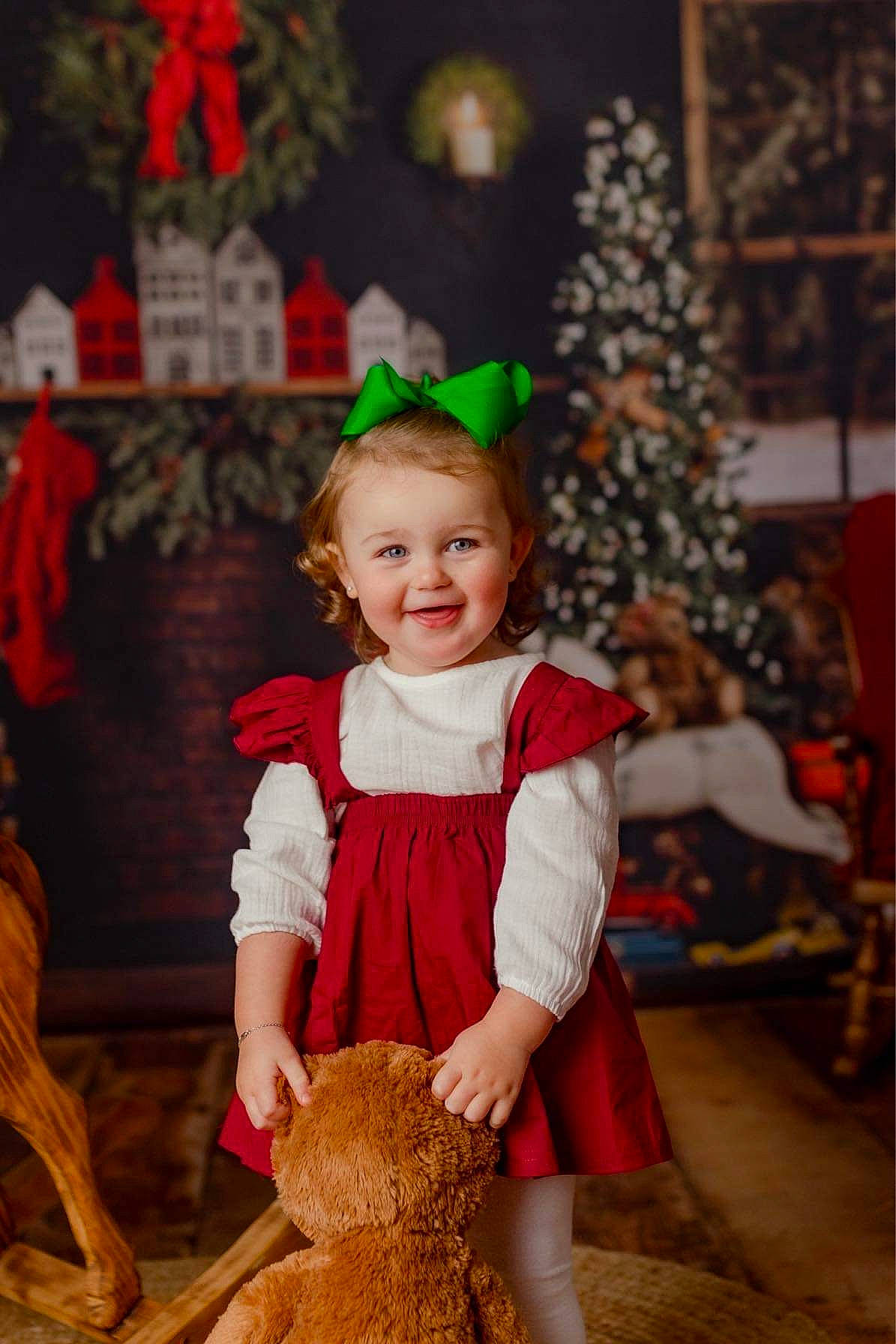 Evalyn joined the competition — help win amazing prizes! child, christmas, christmas_ornament, christmas_tree, event, fawn, fun, happy, hat, headgear, holiday, human, joy, leisure, organ, person, sitting, smile, standing, toddler