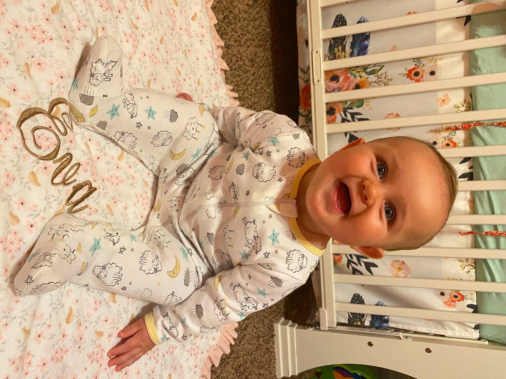 Evalyn is registered to the contest to win money with this photo: baby, child, ear, person, room, toddler