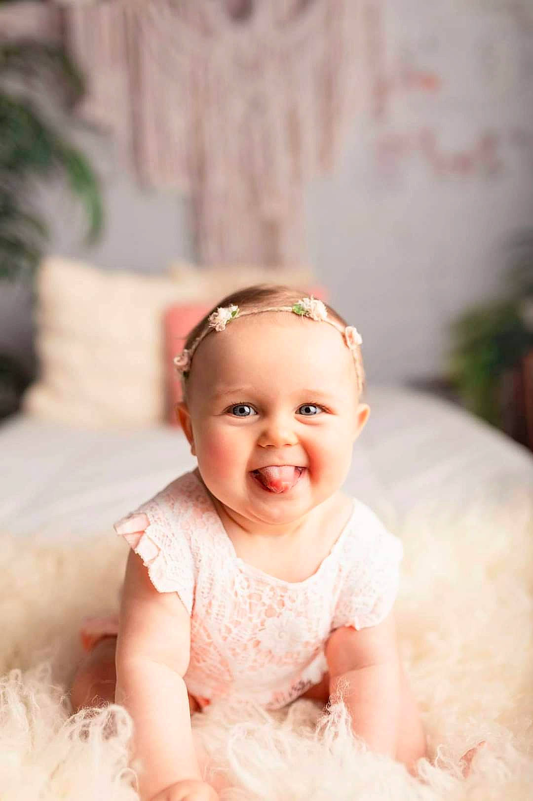 Evalyn joined the competition — help win amazing prizes! baby, beauty, cheek, child, eye, face, fun, hair_accessory, happy, iris, joy, people, person, photograph, photography, pink, portrait, portrait_photography, skin, smile