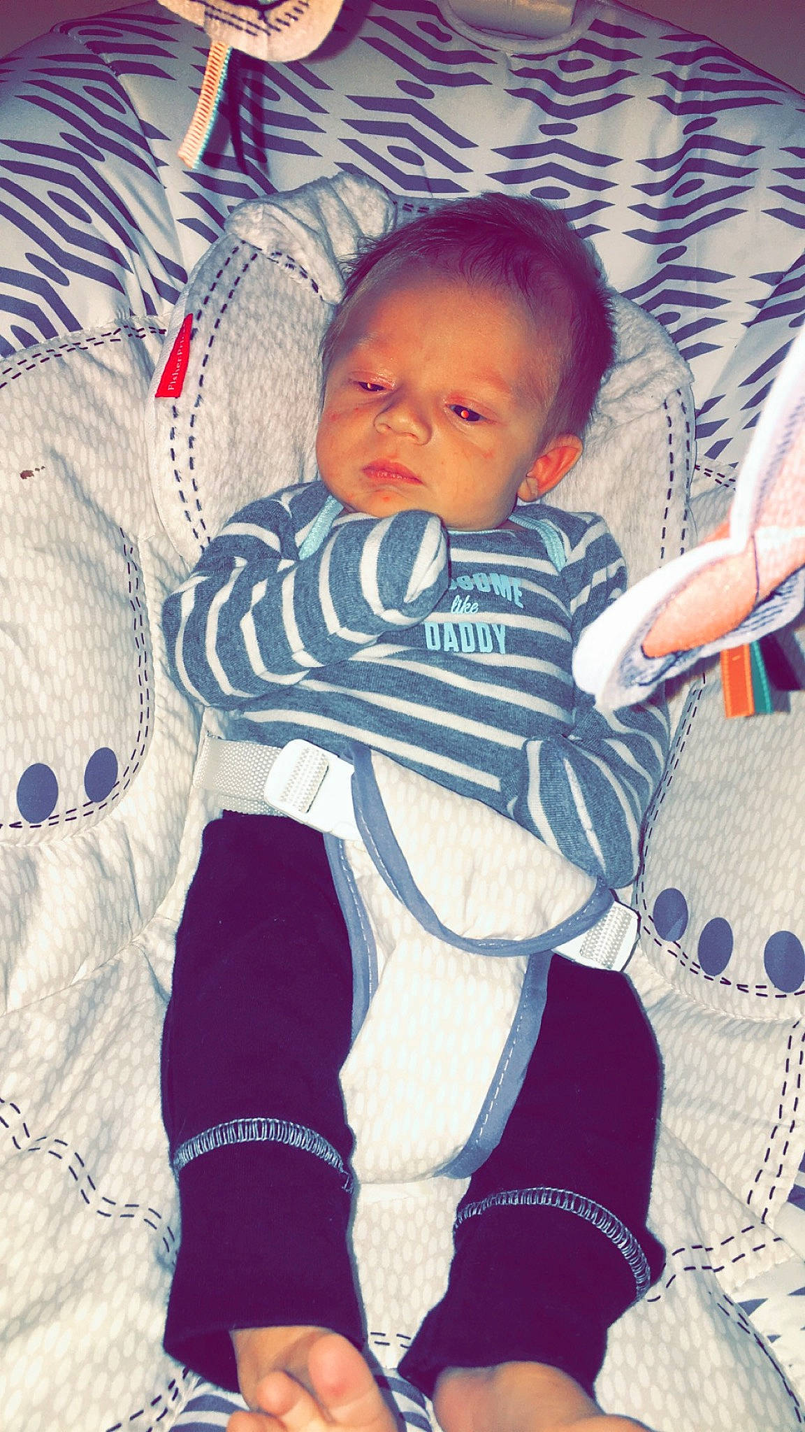 Syrus is registered to the contest to win money with this photo: baby, baby_products, baby_toddler_clothing, cheek, child, cool, knitting, person, product, smile, textile, toddler