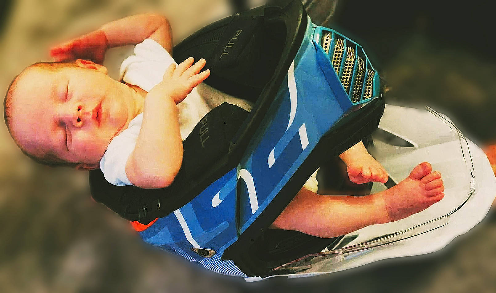 Travis joined the competition — help win amazing prizes! abdomen, baby, comfort, elbow, foot, fun, gesture, grass, hand, happy, hood, human_leg, knee, leisure, person, personal_protective_equipment, recreation, sportswear, thigh, tree