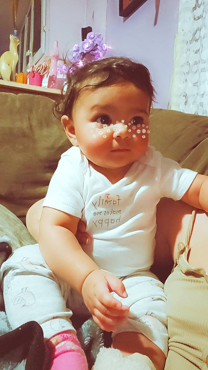 Layliana is registered to the contest to win money with this photo: arm, baby, baby_toddler_clothing, cheek, child, comfort, eye, finger, fun, happy, iris, knee, mouth, person, pink, product, shorts, skin, thigh, toddler