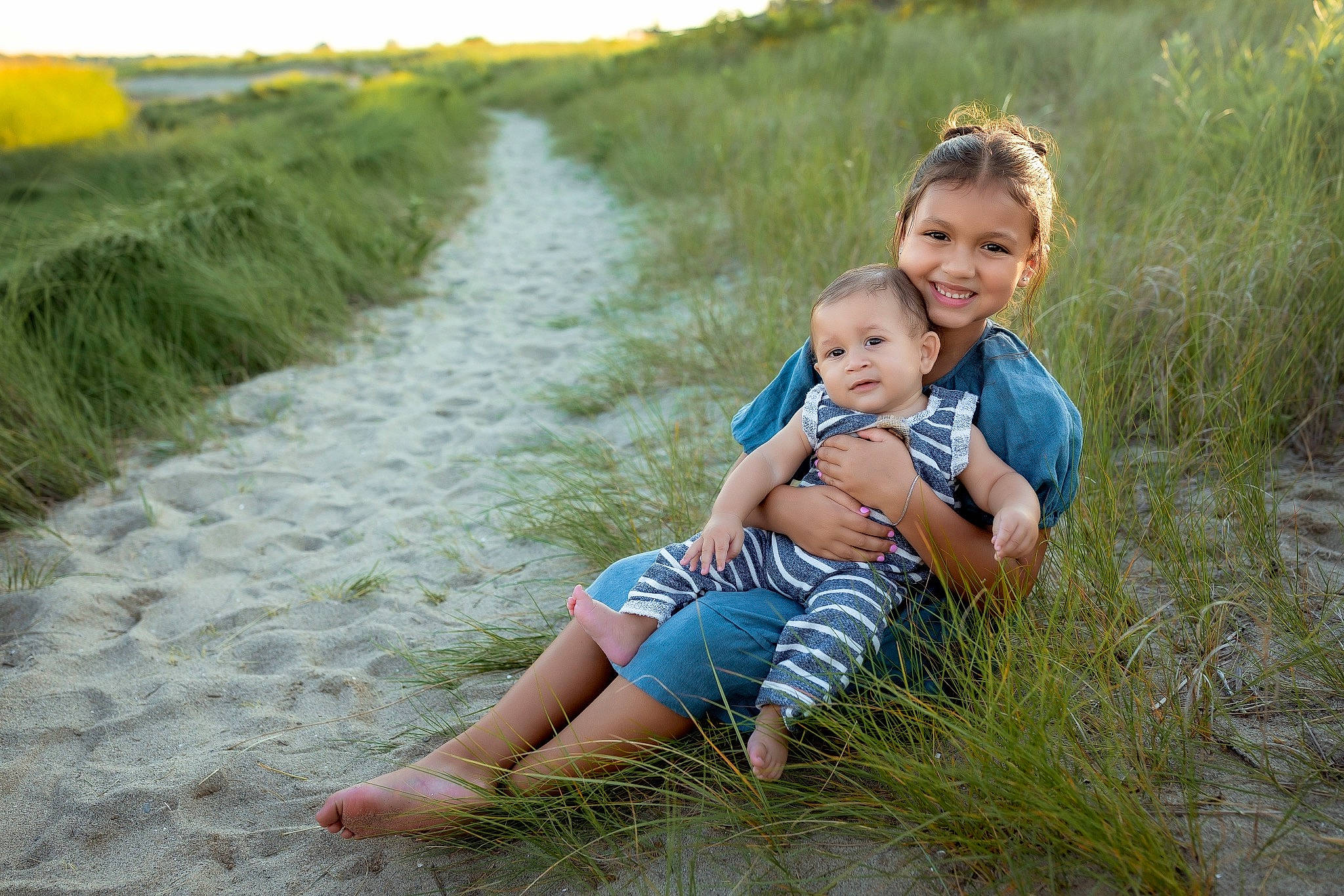 Kira joined the competition — help win amazing prizes! barefoot, body_of_water, ecoregion, eye, flash_photography, grass, grassland, happy, joy, landscape, leisure, meadow, natural_environment, natural_landscape, nature, people_in_nature, person, plant, sky, summer