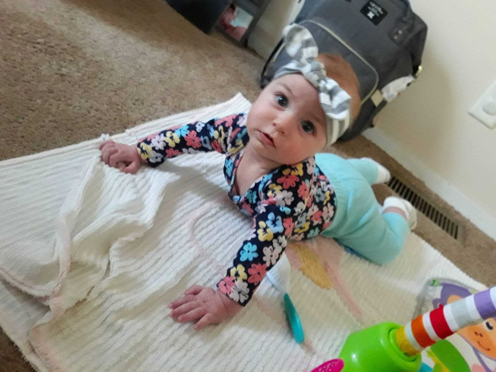 Millie joined the competition — help win amazing prizes! baby, baby_products, child, headgear, headwear, person, play, toddler