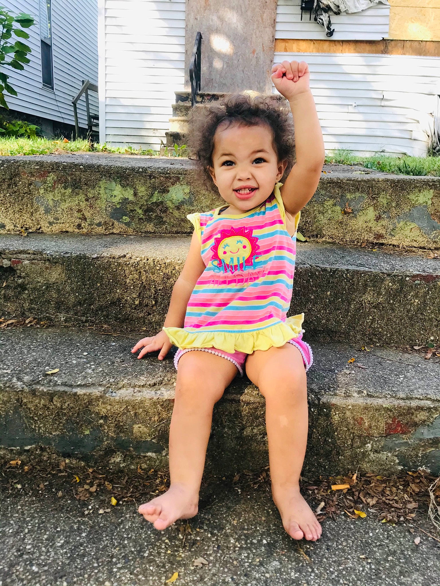 Sia joined the competition — help win amazing prizes! baby, barefoot, beauty, child, face, finger, fun, joy, leg, pattern, person, photography, pink, plant, play, sitting, skin, smile, snapshot, summer