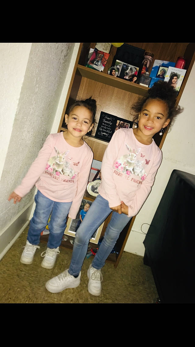 Athena joined the competition — help win amazing prizes! blurred, child, friendship, fun, happy, joy, leg, person, photography, sibling, skin, smile, snapshot, standing, toddler