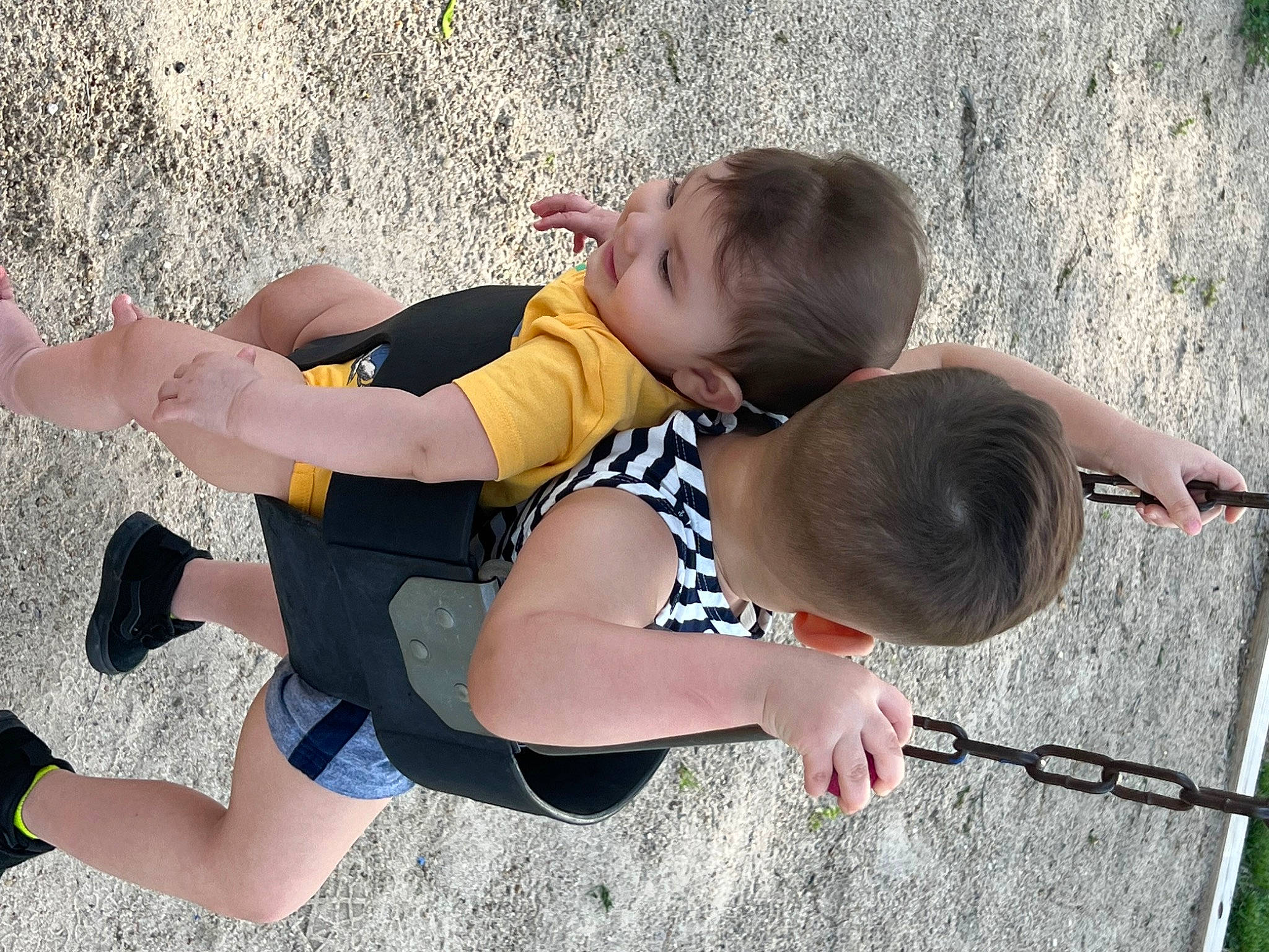 Keegan joined the competition — help win amazing prizes! child, elbow, fun, hand, happy, joint, knee, leg, leisure, mammal, person, plant, recreation, shorts, skin, summer, t_shirt, thigh, toddler, tree