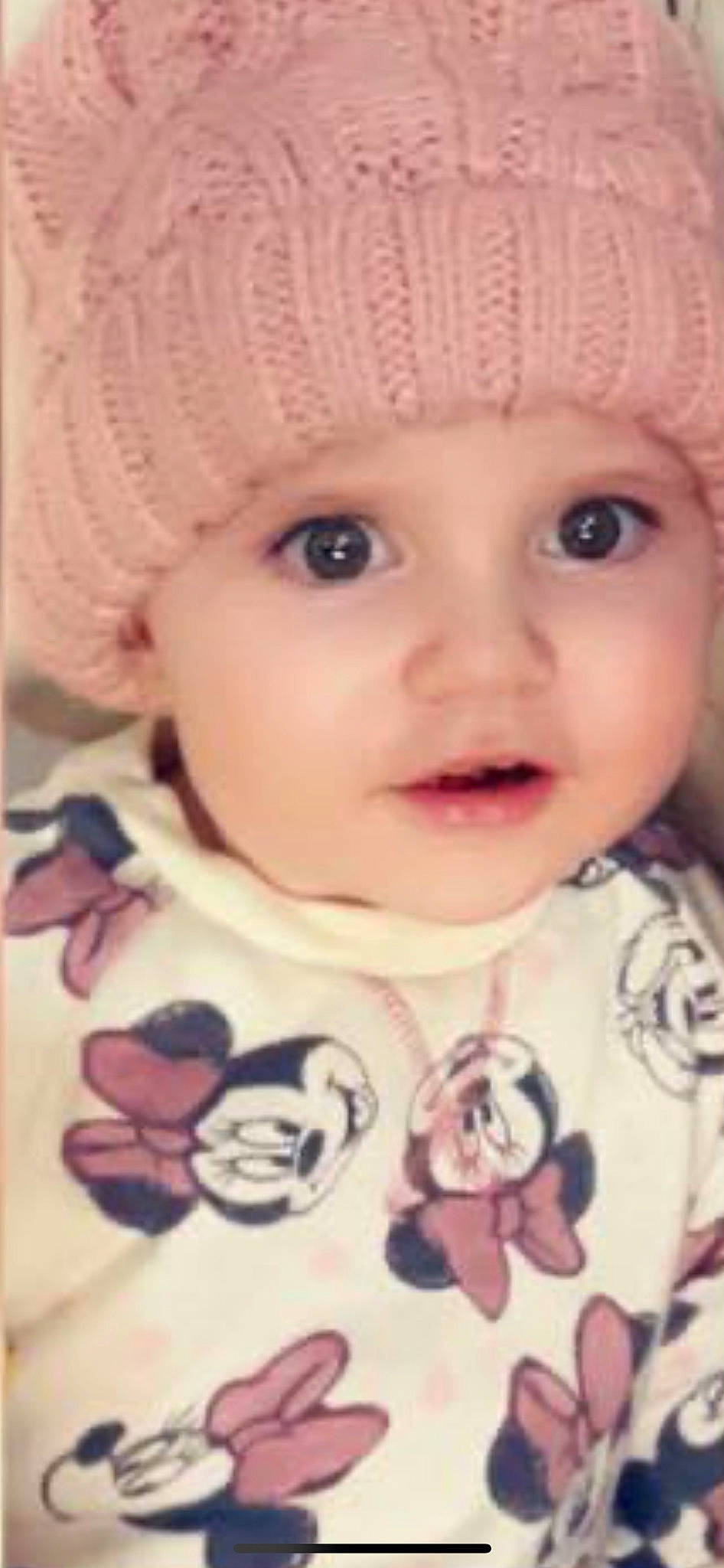 Angel is registered to the contest to win money with this photo: baby, baby_toddler_clothing, cap, cheek, chin, clothing, eye, eyebrow, eyelash, face, head, headwear, iris, lip, nose, organ, outerwear, person, skin, sleeve