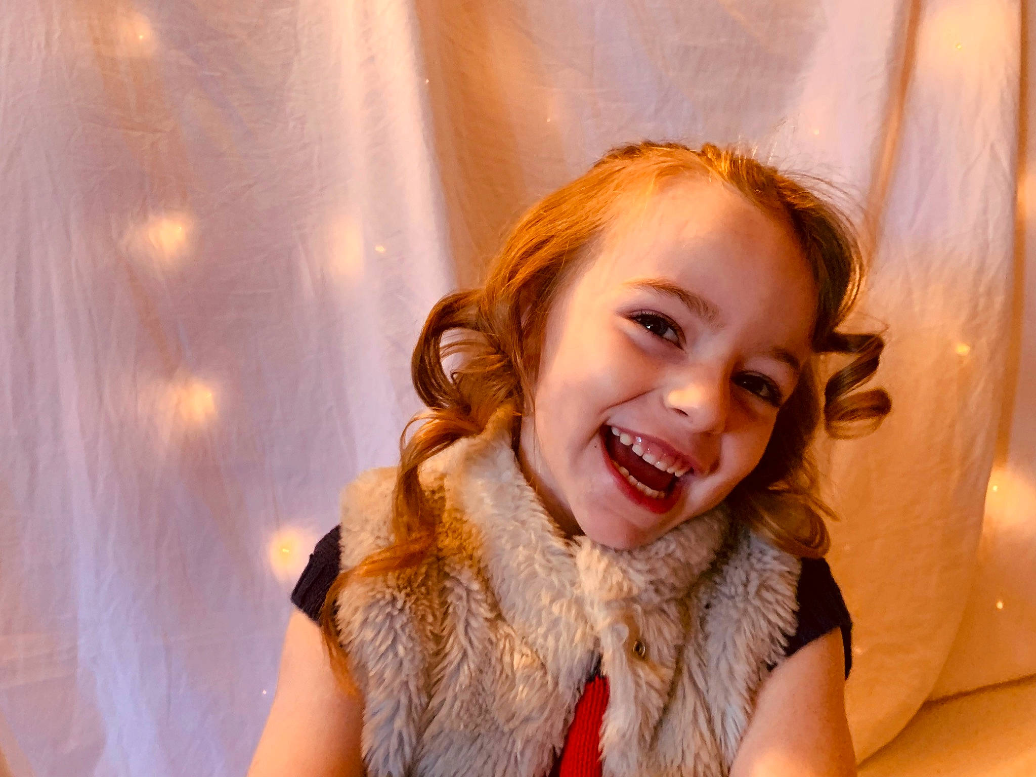 Addilynn is registered to the contest to win money with this photo: blond, event, eyebrow, eyelash, face, flash_photography, fun, happy, head, iris, jewellery, joy, leisure, lip, long_hair, neck, people_in_nature, person, skin, smile