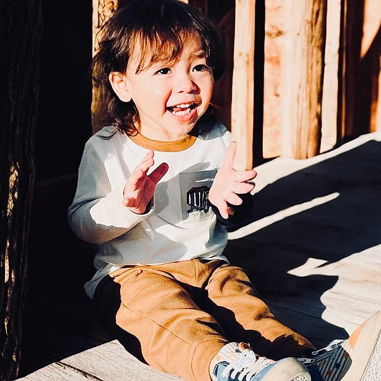 Grey-Sol joined the competition — help win amazing prizes! bodypart, boy, child, clothing, crying, face, footwear, happy, head, male, pants, person, photography, portrait, sad, shoe, sitting, smile, sneaker, wood