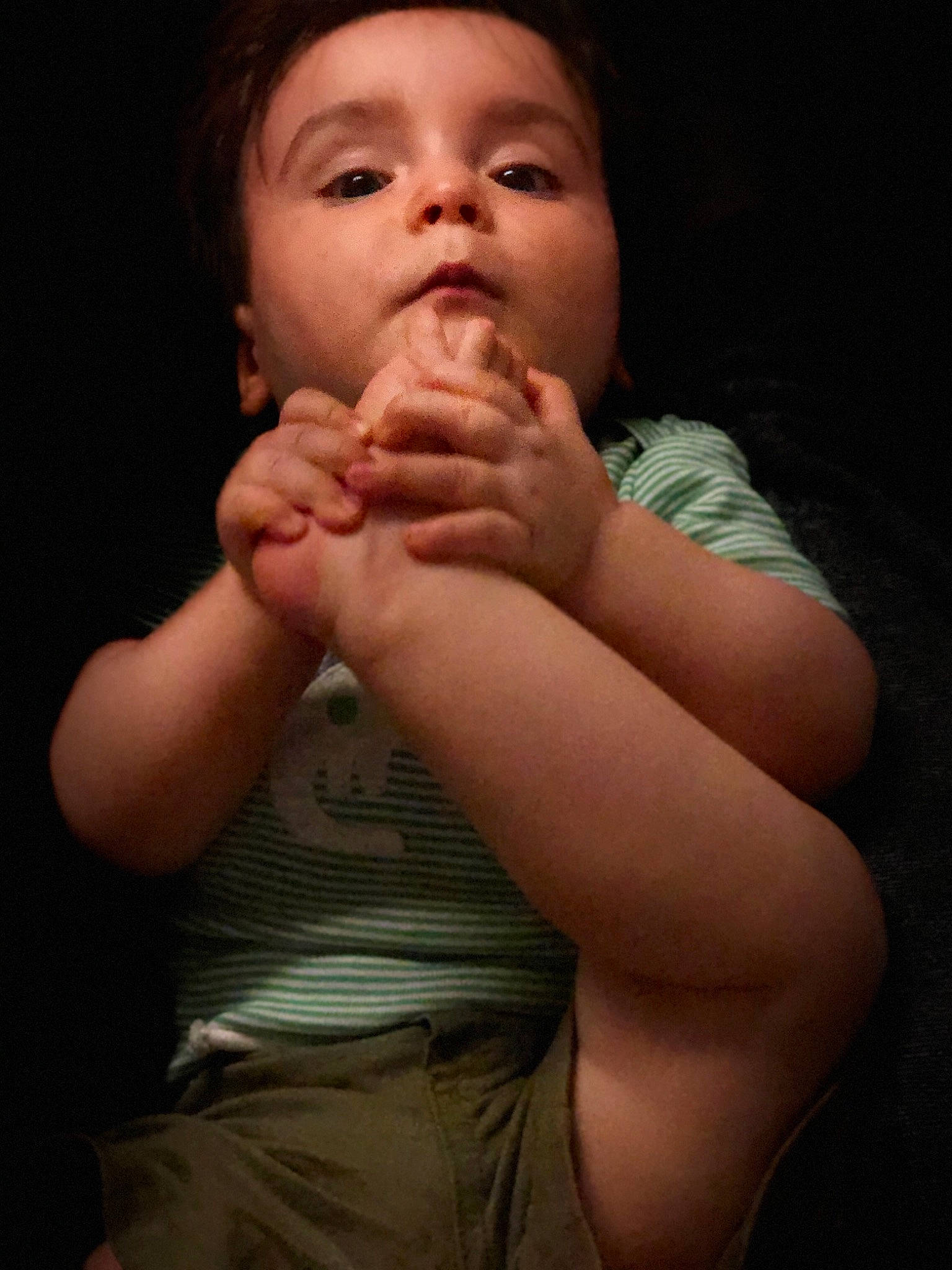 Adan is registered to the contest to win money with this photo: arm, baby, cheek, child, chin, face, finger, gesture, hand, mouth, muscle, nose, person, portrait, thumb, toddler