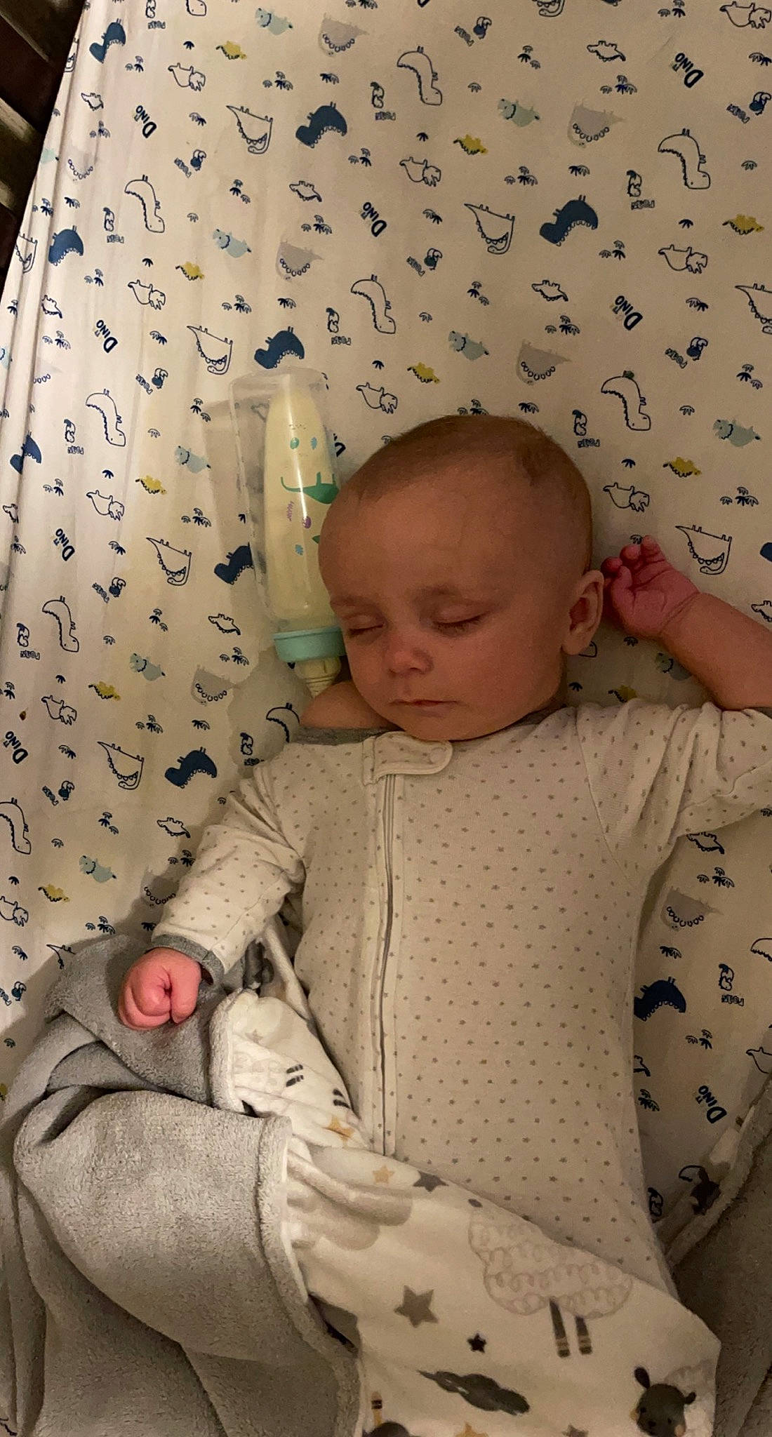 Brycen joined the competition — help win amazing prizes! arm, baby, baby_products, baby_toddler_clothing, cheek, child, comfort, finger, gesture, hairstyle, hand, head, linens, pattern, person, product, room, sitting, skin, sleeve