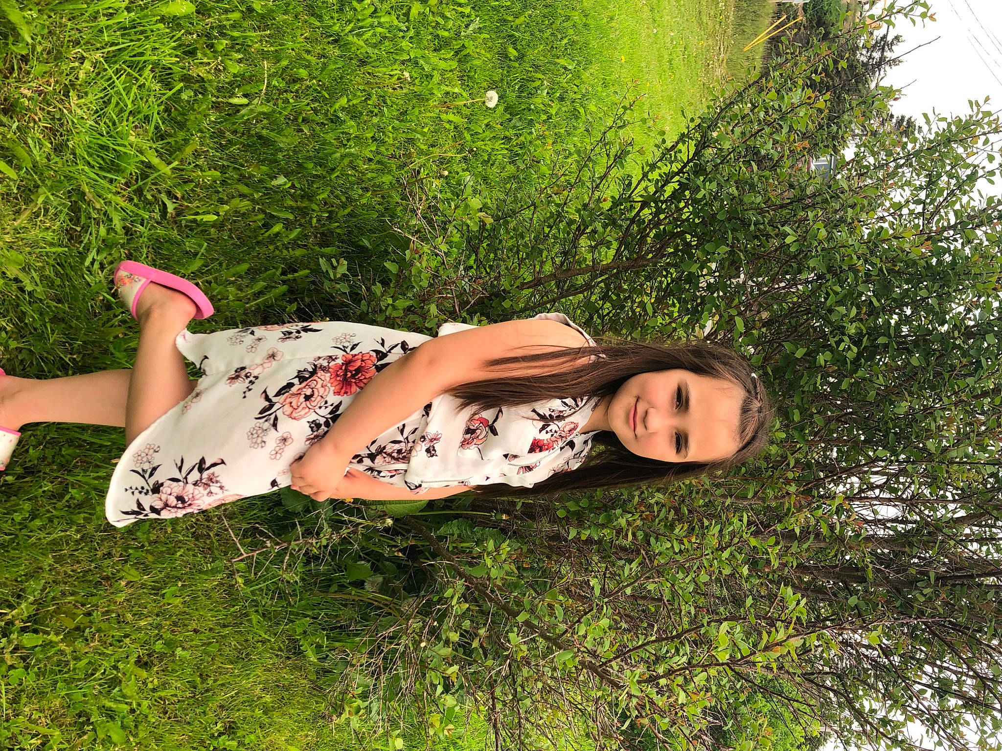 Gabriella is registered to the contest to win money with this photo: day_dress, fun, grass, grass_family, grassland, green, happy, human_leg, joy, landscape, leisure, meadow, nature, people_in_nature, person, plant, sitting, sunlight, thigh, tints_and_shades