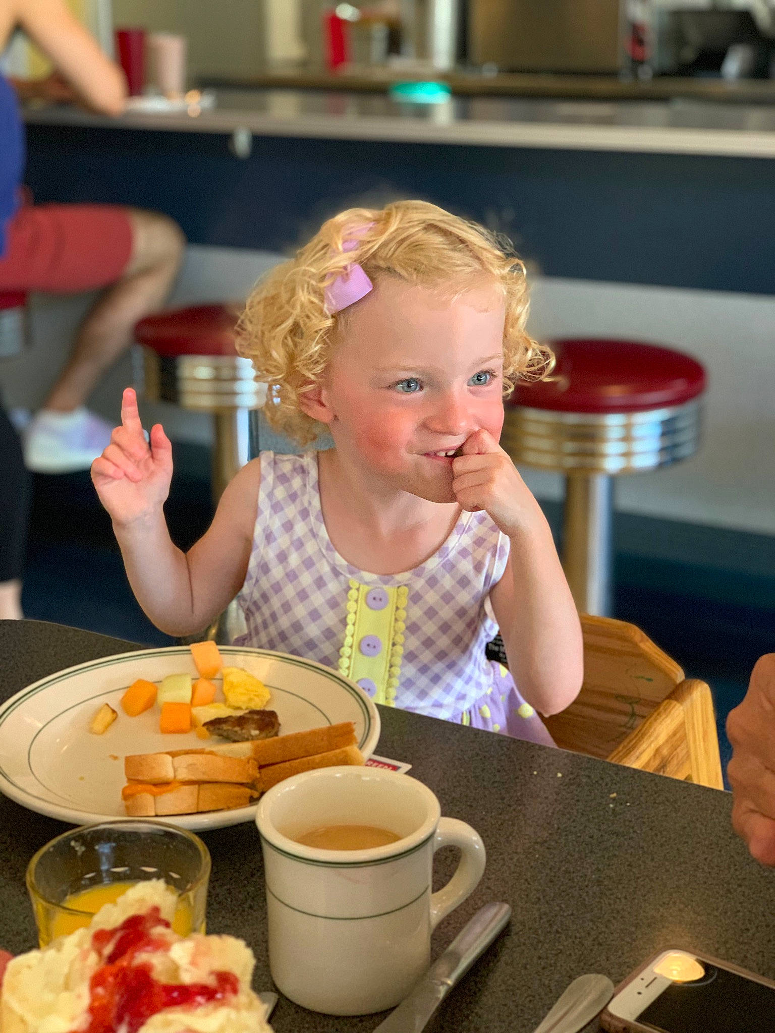 Natalie joined the competition — help win amazing prizes! chair, coffee, coffee_cup, cuisine, cup, dishware, drink, drinkware, event, food, food_craving, ingredient, joy, person, plate, saucer, serveware, smile, sweetness, table