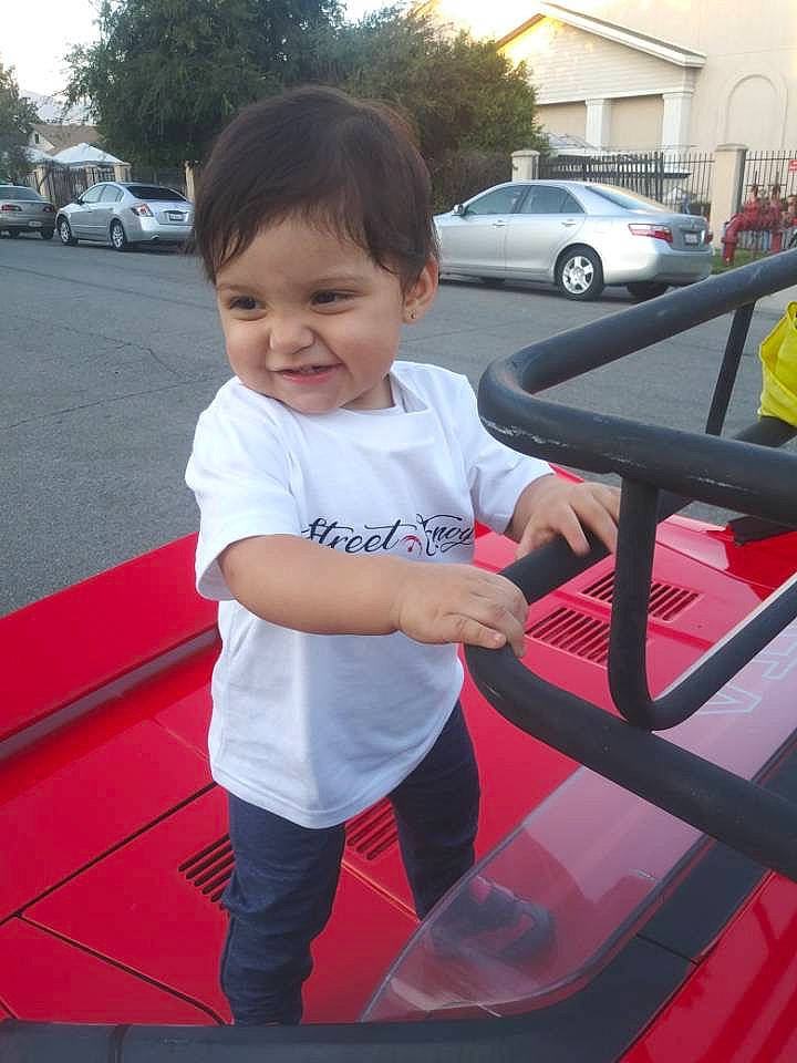 Miranda joined the competition — help win amazing prizes! auto_part, automotive_window_part, baby, car, child, family_car, fun, leisure, luxury_vehicle, person, technology, toddler, vacation, vehicle, vehicle_door, windshield
