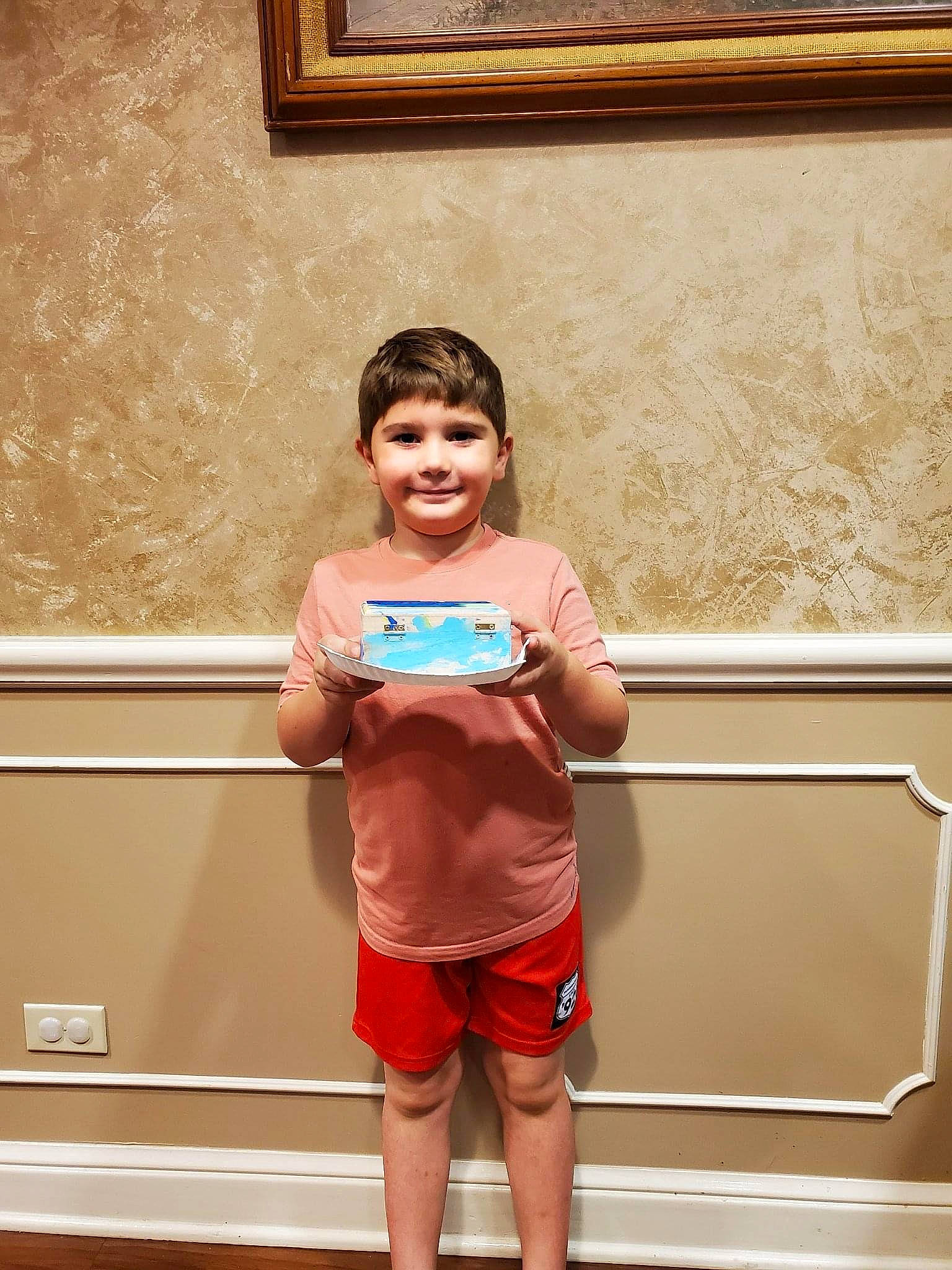 Kimber joined the competition — help win amazing prizes! electric_blue, event, finger, flooring, fun, happy, human_body, human_leg, joint, joy, knee, leisure, person, picture_frame, shorts, shoulder, sitting, smile, standing, t_shirt