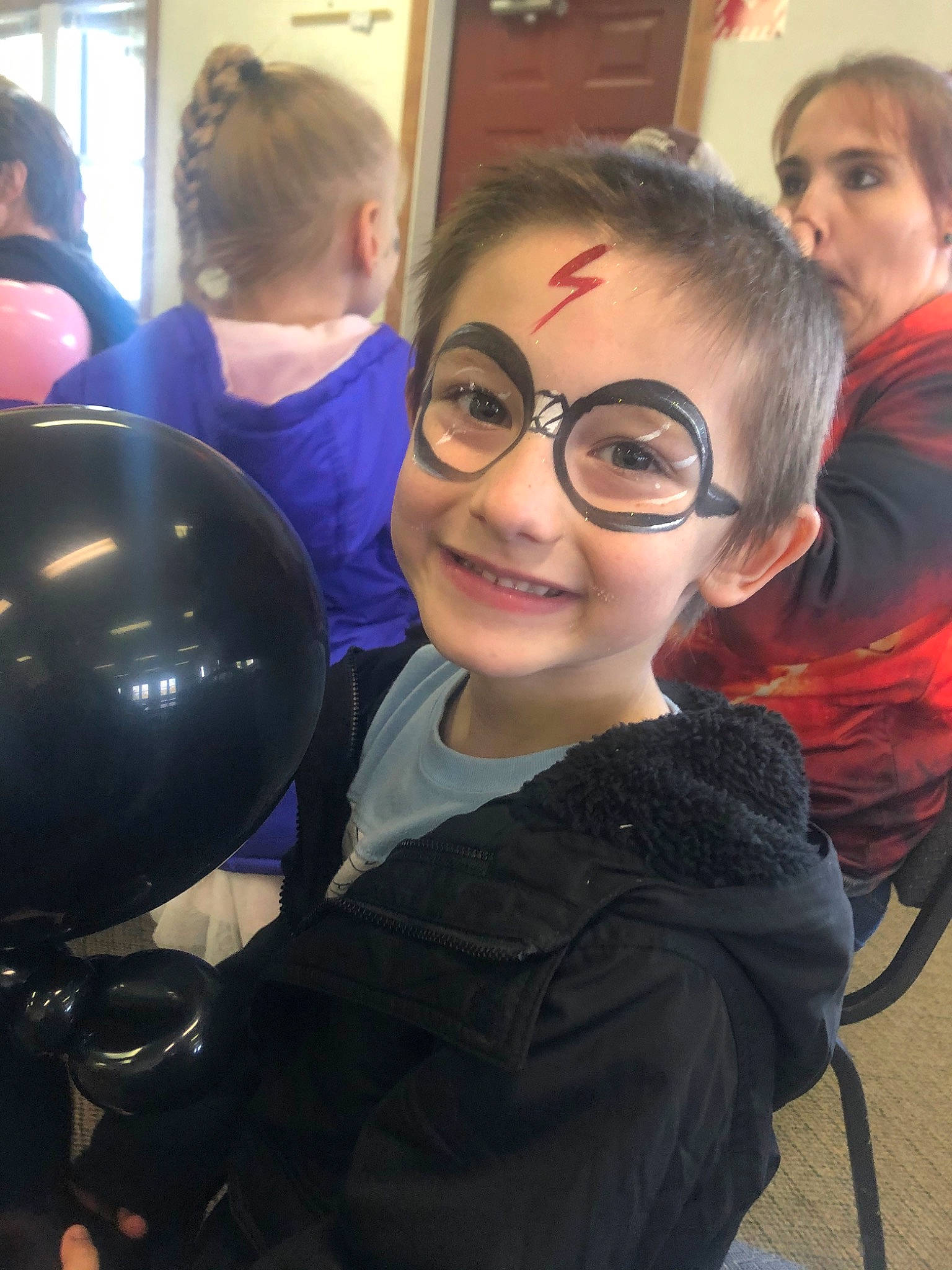 Gavin joined the competition — help win amazing prizes! balloon, child, eyewear, fun, glasses, joy, leisure, person, photography, smile