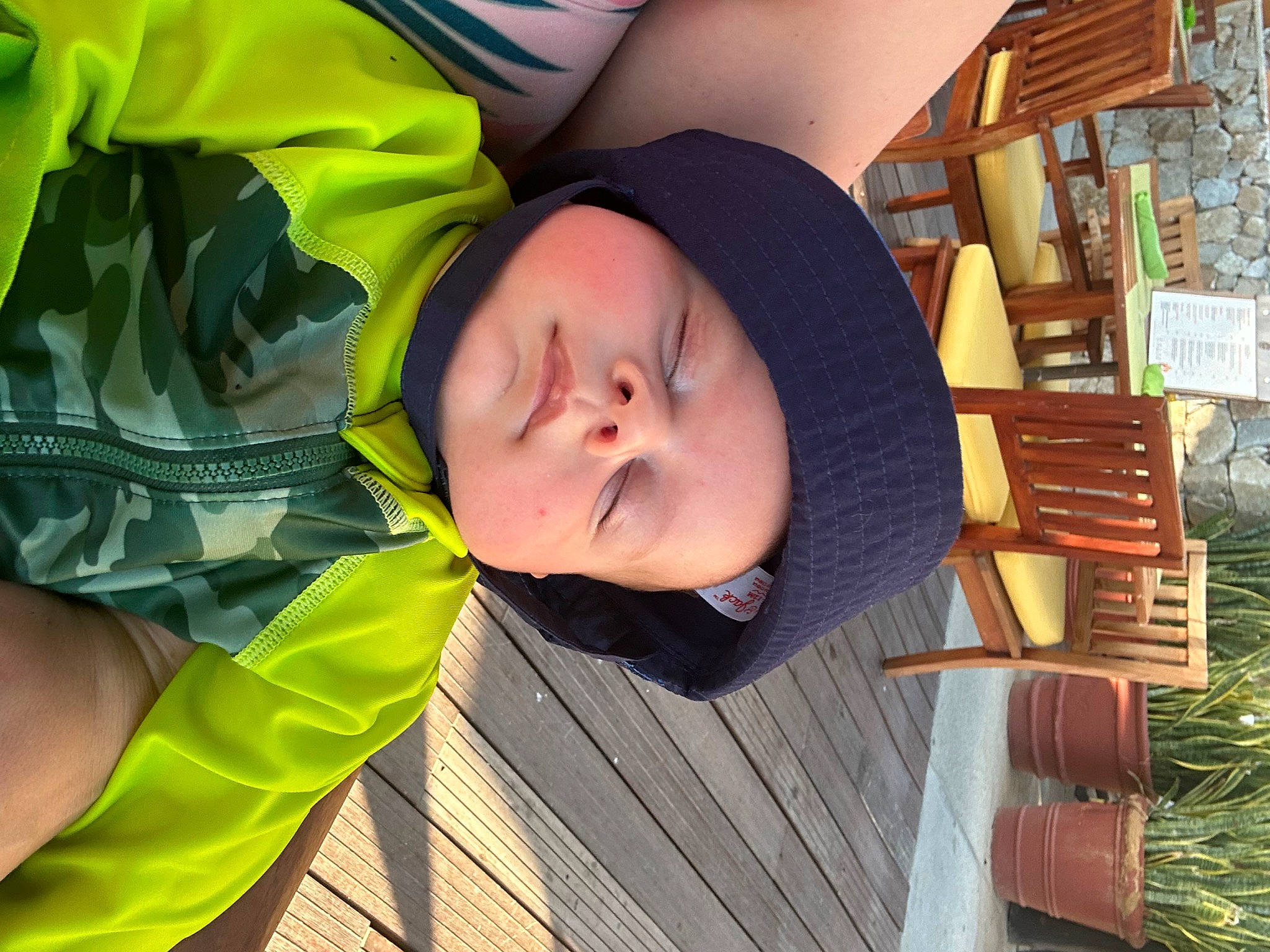Ryder joined the competition — help win amazing prizes! baby, baby_products, baby_toddler_clothing, child, comfort, fun, grass, happy, hood, hoodie, leisure, nap, pattern, person, personal_protective_equipment, plant, sitting, toddler, tree, vacation