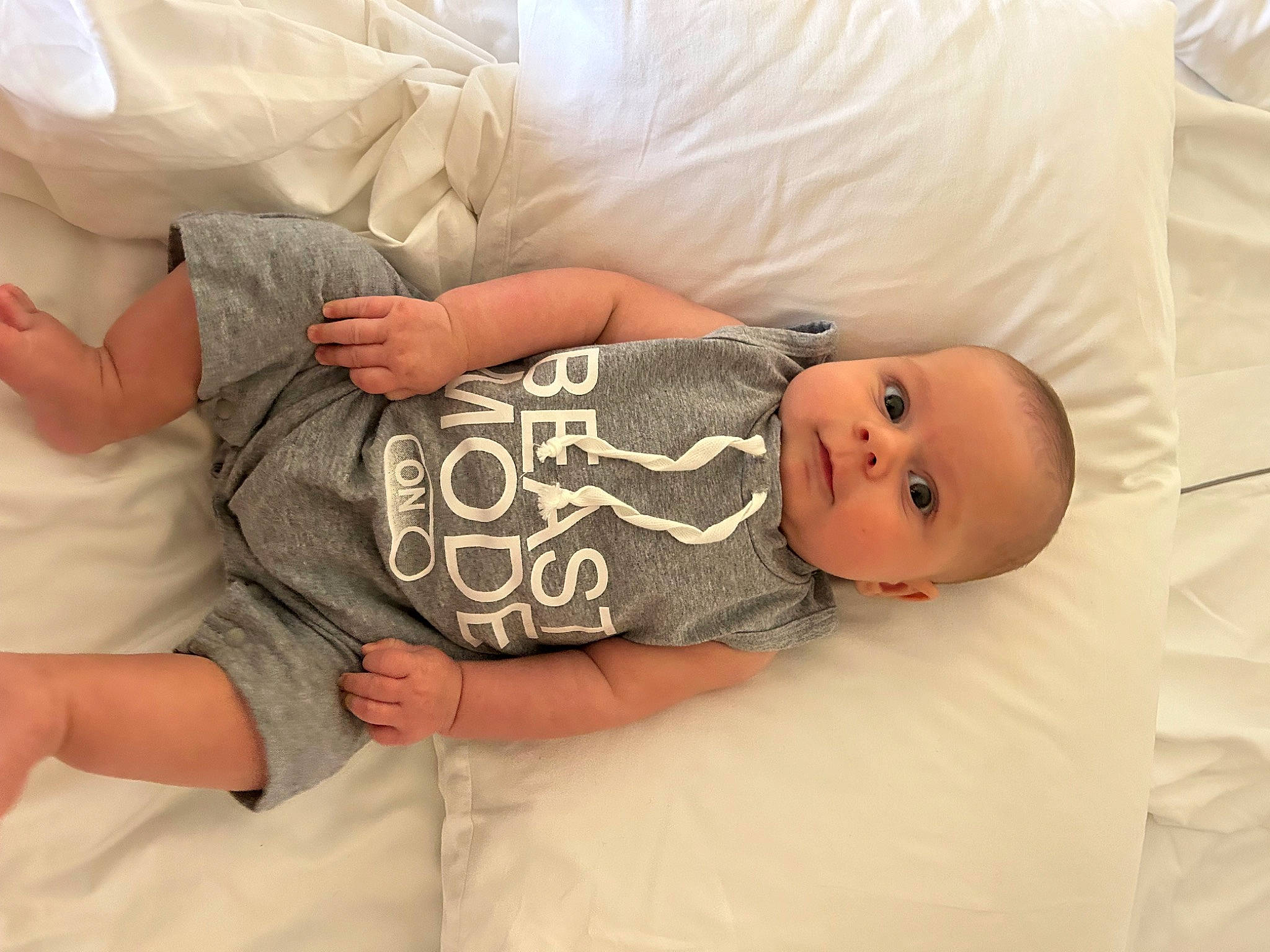 Ryder joined the competition — help win amazing prizes! abdomen, baby, baby_sleeping, baby_toddler_clothing, child, comfort, elbow, finger, gesture, hand, human_body, joint, linens, mammal, person, product, skin, sleeve, stomach, textile