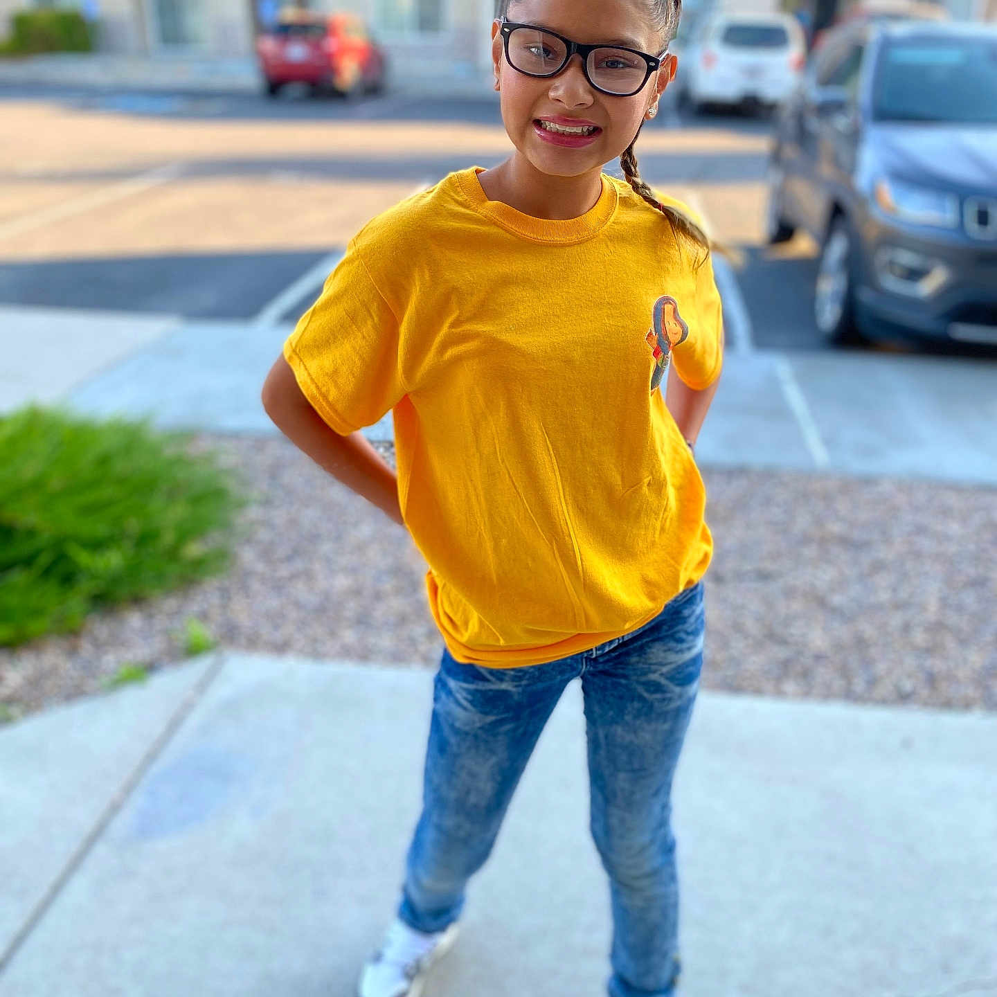 Melaja Fernandez is registered to the contest to win money with this photo: boy, car, child, clothing, face, footwear, head, jeans, machine, male, pants, person, photography, portrait, shoe, sleeve, standing, transportation, vehicle, wheel