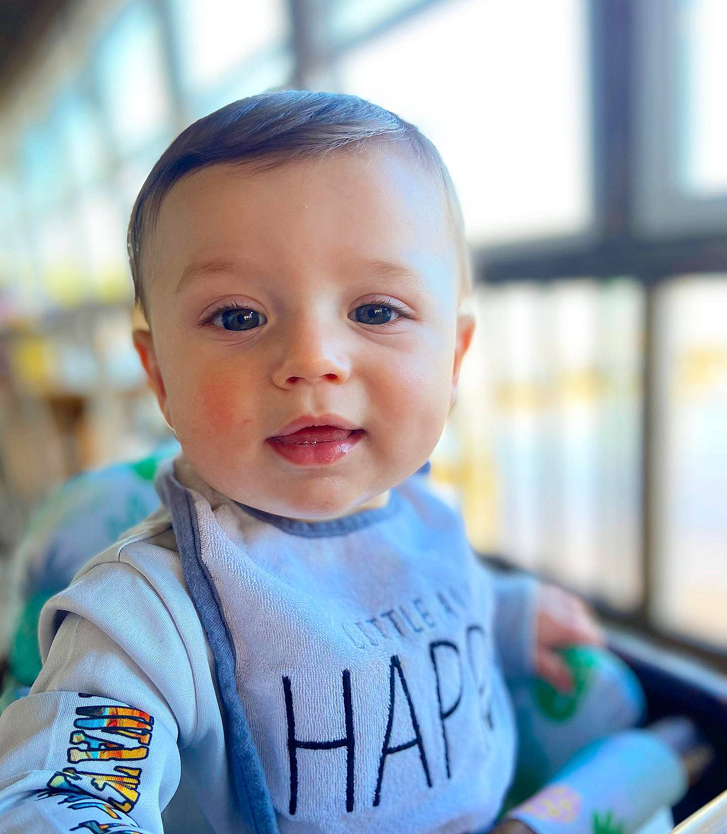 John Dayton joined the competition — help win amazing prizes! baby, baby_toddler_clothing, cheek, child, electric_blue, eyebrow, face, facial_expression, fun, happy, iris, neck, nose, person, shoulder, skin, sleeve, smile, street_fashion, t_shirt