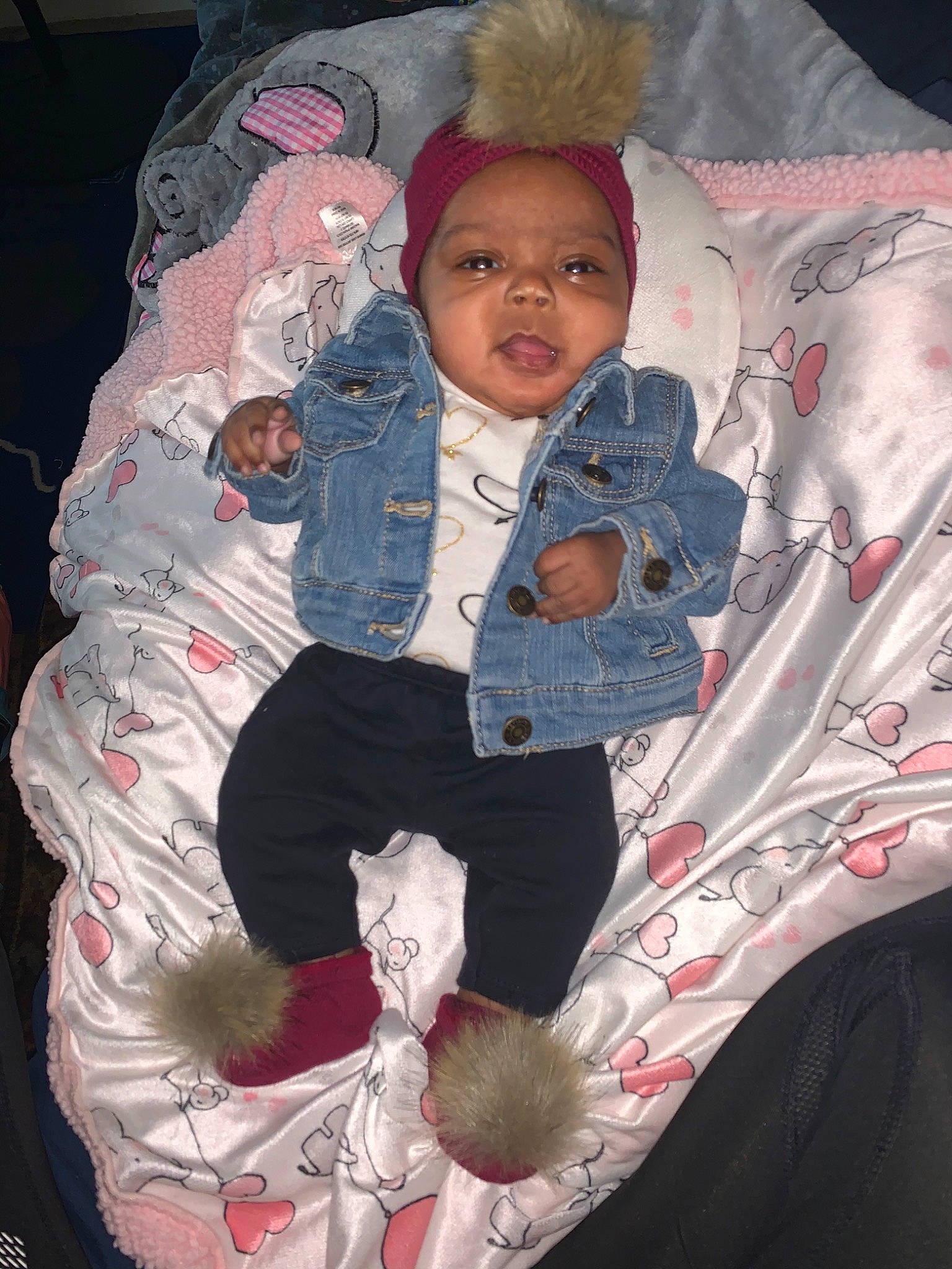 Sahara is registered to the contest to win money with this photo: baby, cheek, child, headwear, person, sitting, sleep, toddler