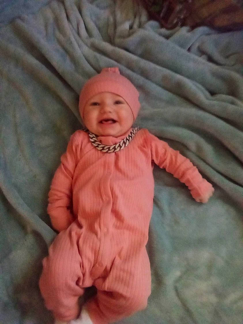 Anubis joined the competition — help win amazing prizes! baby, baby_products, baby_toddler_clothing, baby_toys, cheek, child, comfort, fur, headwear, linens, peach, person, pink, skin, sleeve, smile, stuffed_toy, textile, thumb, toddler