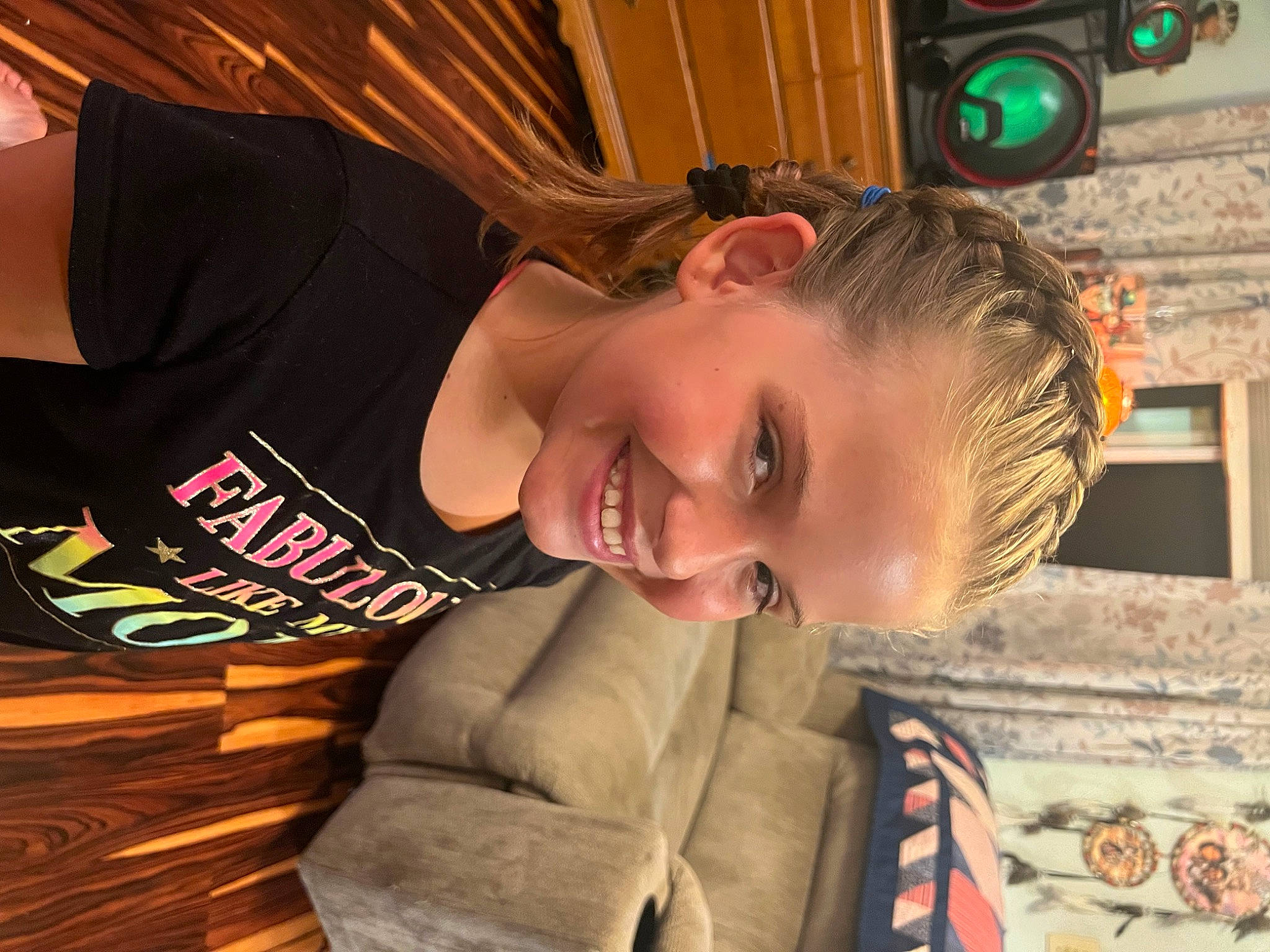 Aleah joined the competition — help win amazing prizes! brown_hair, child, chin, comfort, cool, eyebrow, facial_expression, flash_photography, forehead, fun, happy, human, joy, leisure, lip, long_hair, mouth, person, skin, sleeve