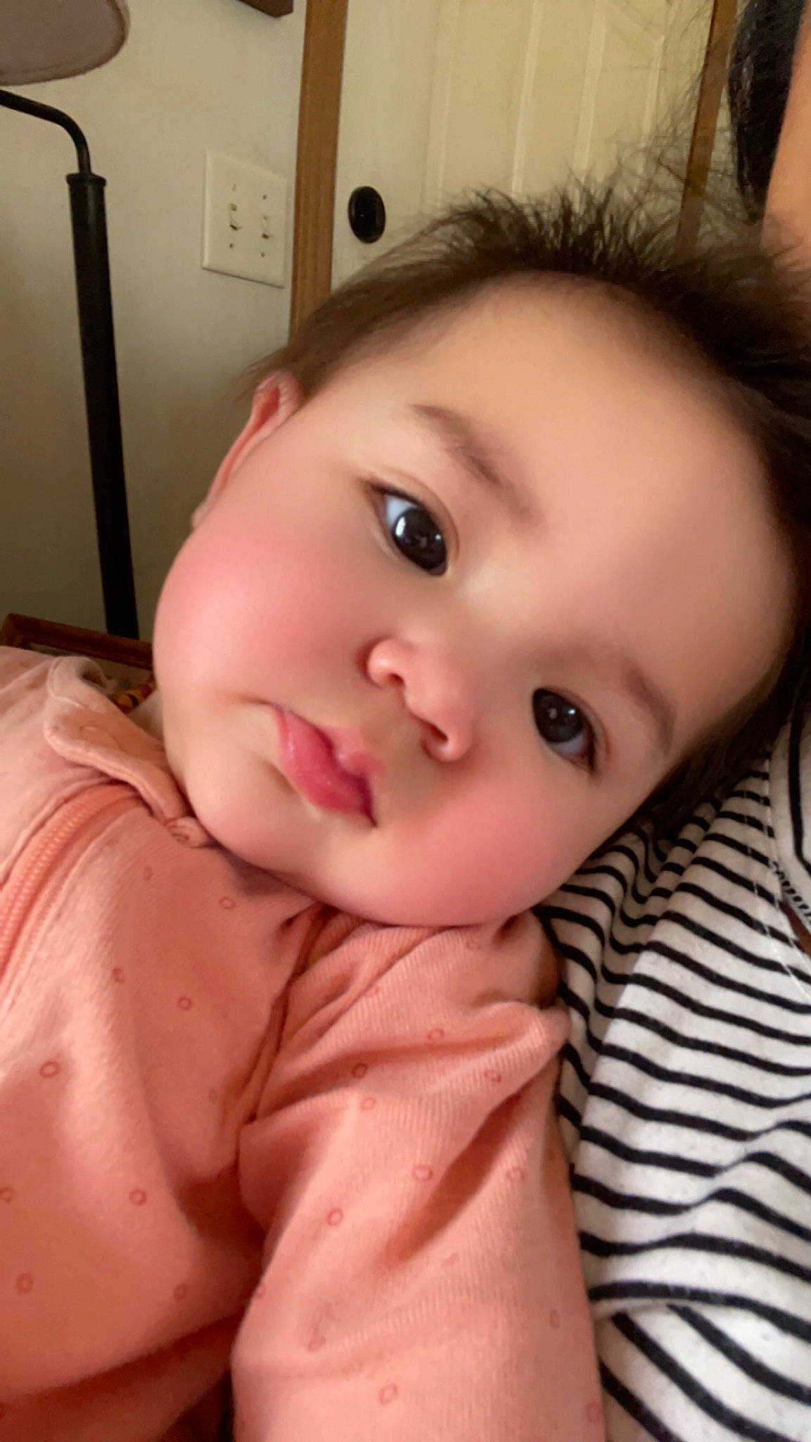 Aubriella joined the competition — help win amazing prizes! baby_toddler_clothing, cheek, chin, cool, ear, eye, eyebrow, eyelash, forehead, gesture, iris, jaw, lip, mouth, neck, nose, person, skin, sleeve, smile