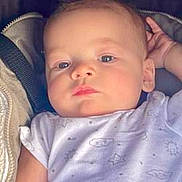 Aiden joined the competition — help win amazing prizes! baby, blonde, bodypart, clothing, cushion, face, frown, hair, happy, head, homedecor, neck, newborn, person, photography, portrait, sad, selfie, smile, t_shirt