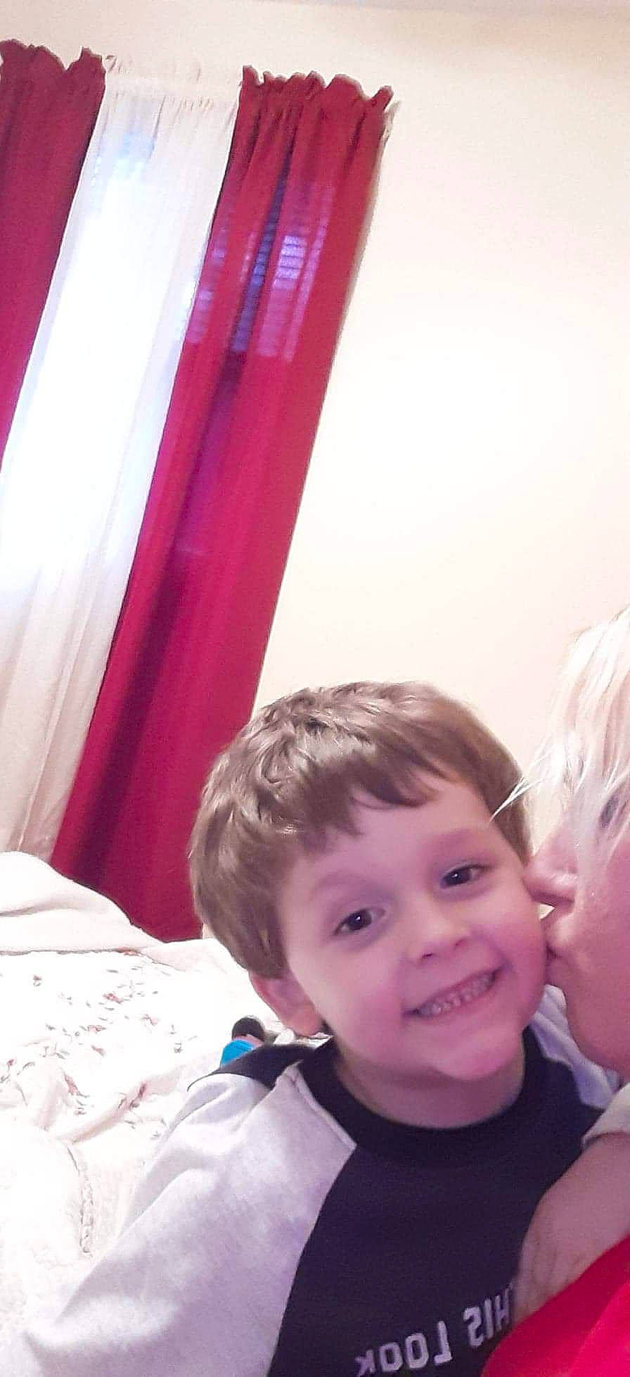 Gannon is registered to the contest to win money with this photo: blond, child, face, fun, hair, happy, head, joy, magenta, mouth, person, photography, pink, selfie, smile, snapshot, toddler