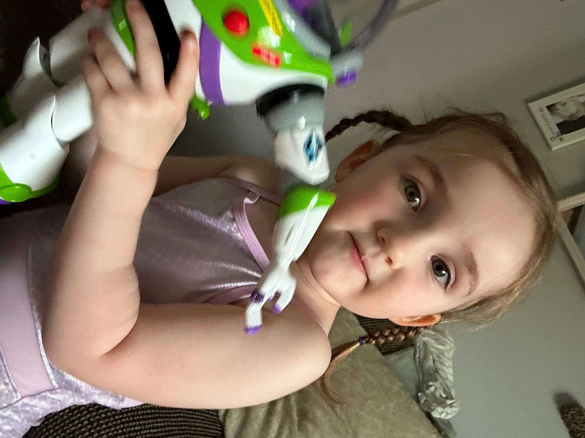 Lila joined the competition — help win amazing prizes! black_hair, cheek, child, ear, eyelash, eyewear, fashion_accessory, flash_photography, fun, gesture, happy, mouth, nail, person, purple, skin, smile, snapshot, toddler, toy