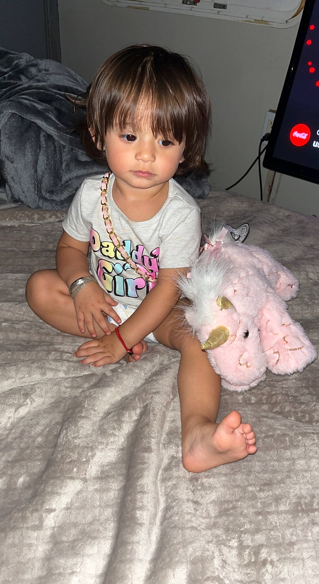 Ezlyn joined the competition — help win amazing prizes! baby_toddler_clothing, black, cheek, child, chin, eye, face, finger, hand, head, human, human_body, iris, nose, organ, person, pink, skin, sleeve, toddler