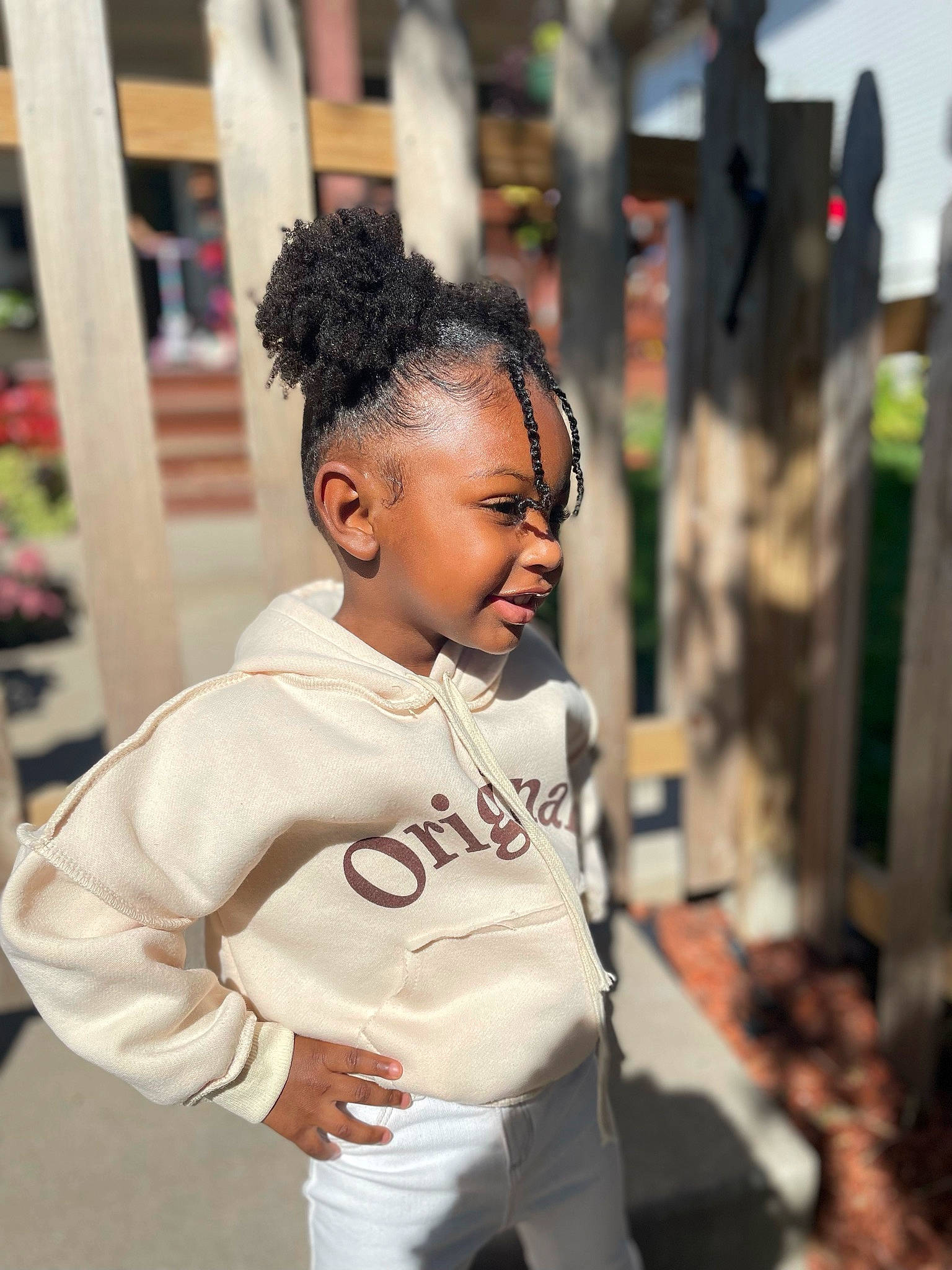 Elysia joined the competition — help win amazing prizes! audio_equipment, buzz_cut, child, competition_event, eyewear, fashion_design, happy, hoodie, jewellery, kung_fu, leisure, necklace, person, player, sitting, sports_uniform, sportswear, street, t_shirt, tradition