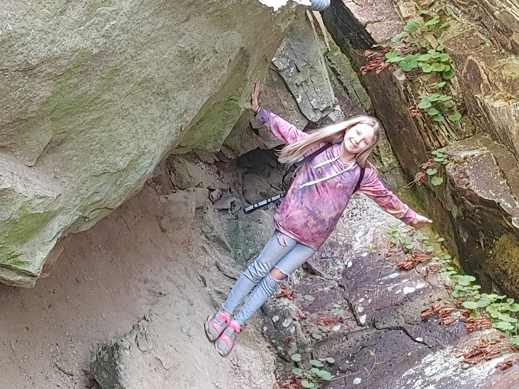 Kendall joined the competition — help win amazing prizes! adventure, bedrock, climbing, erosion, fault, formation, geology, joy, organism, outcrop, person, plant, recreation, rock, rock_climbing_equipment, rope, soil, toy, tree, trunk