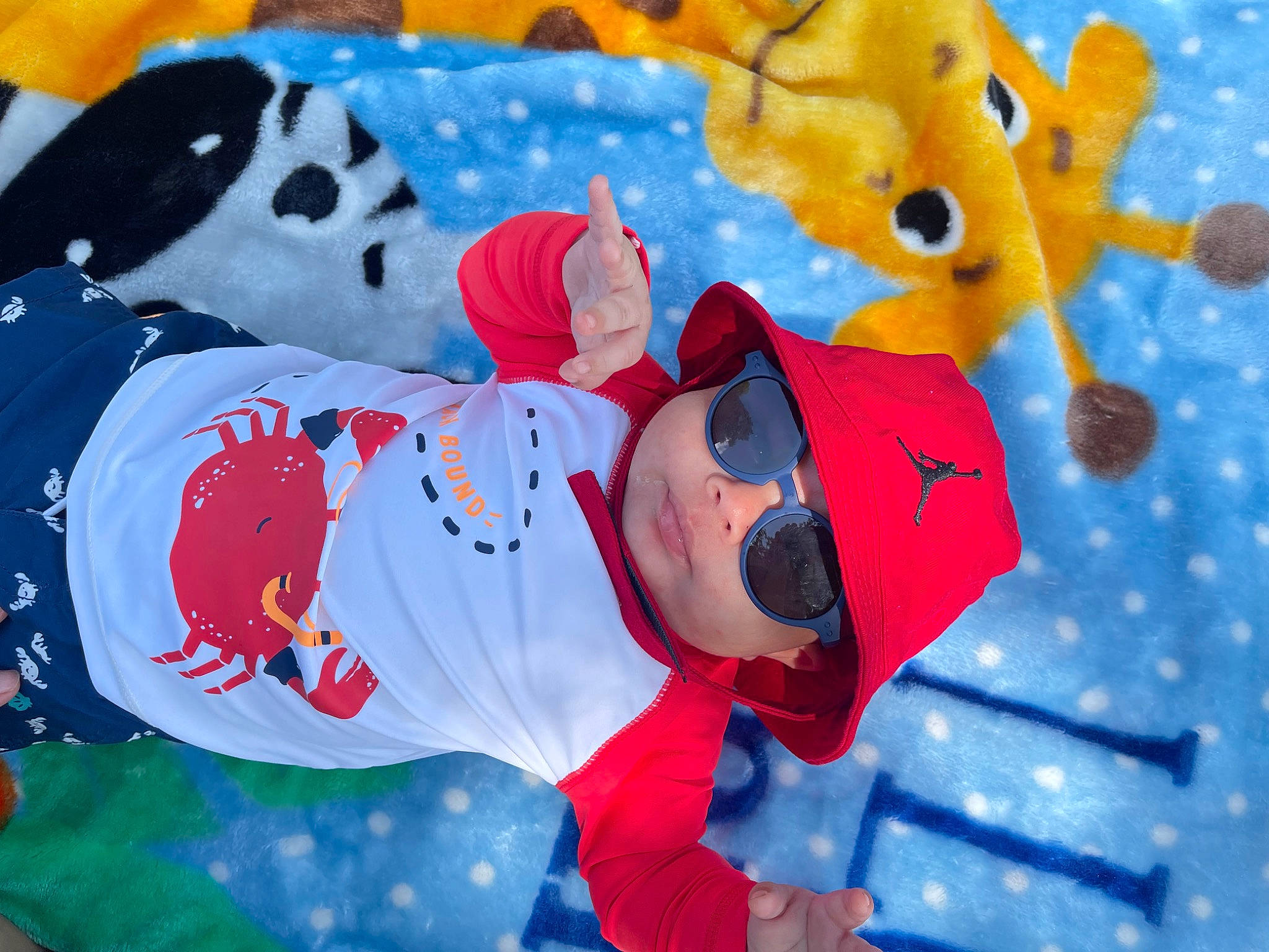 Kane joined the competition — help win amazing prizes! azure, baby_toddler_clothing, blue, carmine, child, electric_blue, event, fictional_character, fun, happy, headwear, leisure, linens, pattern, person, plush, red, sleeve, textile, toddler