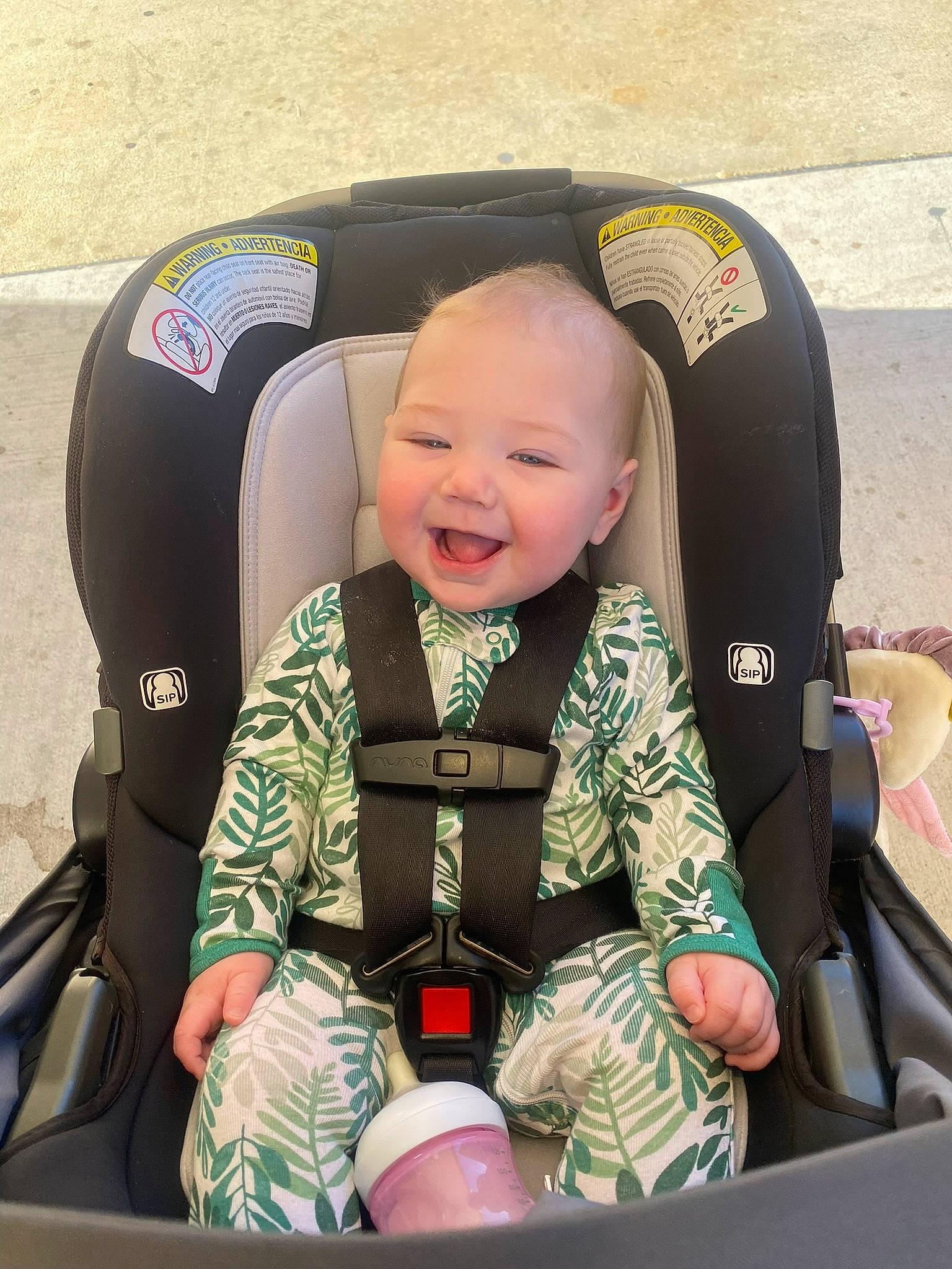 Blake joined the competition — help win amazing prizes! auto_part, automotive_design, automotive_exterior, baby, baby_carriage, baby_products, car_seat, car_seat_cover, child, comfort, family_car, motor_vehicle, person, seat_belt, sitting, smile, steering_wheel, toddler, vehicle, vehicle_door