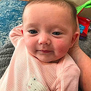 Gwendolyn joined the competition — help win amazing prizes! cheek, child, chin, ear, eye, eyebrow, eyelash, face, finger, forehead, girl, hand, head, infant, lip, mouth, nose, pink, skin, toddler