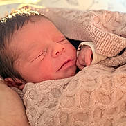 Alexander is registered to the contest to win money with this photo: newborn, baby, sleeping, blanket, knitted, pink, hand, closeup, face, infant, cute, soft, peaceful, resting, portrait, child, tender, warm, cozy, skin