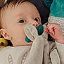 Ayden participe au concours pour gagner de l'argent avec cette photo : baby, infant, pacifier, blanket, hand, face, eyes, clothing, cute, soft_toy, closeup, indoor, sleepwear, bunny_design, child, portrait, cozy, relaxing, young, cute_expression