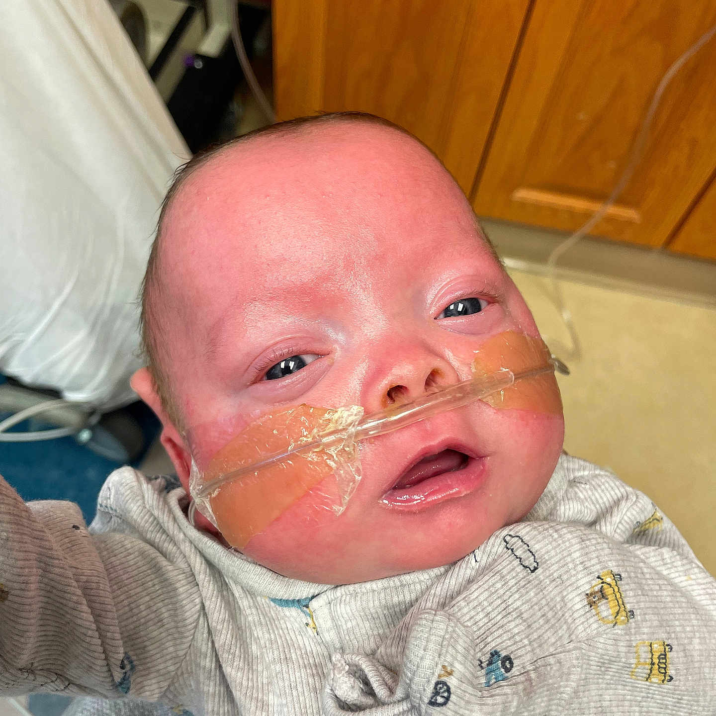 Kainen joined the competition — help win amazing prizes! architecture, baby, bodypart, building, couch, crying, face, finger, frown, furniture, hand, head, hospital, newborn, person, photography, plywood, portrait, sad, wood