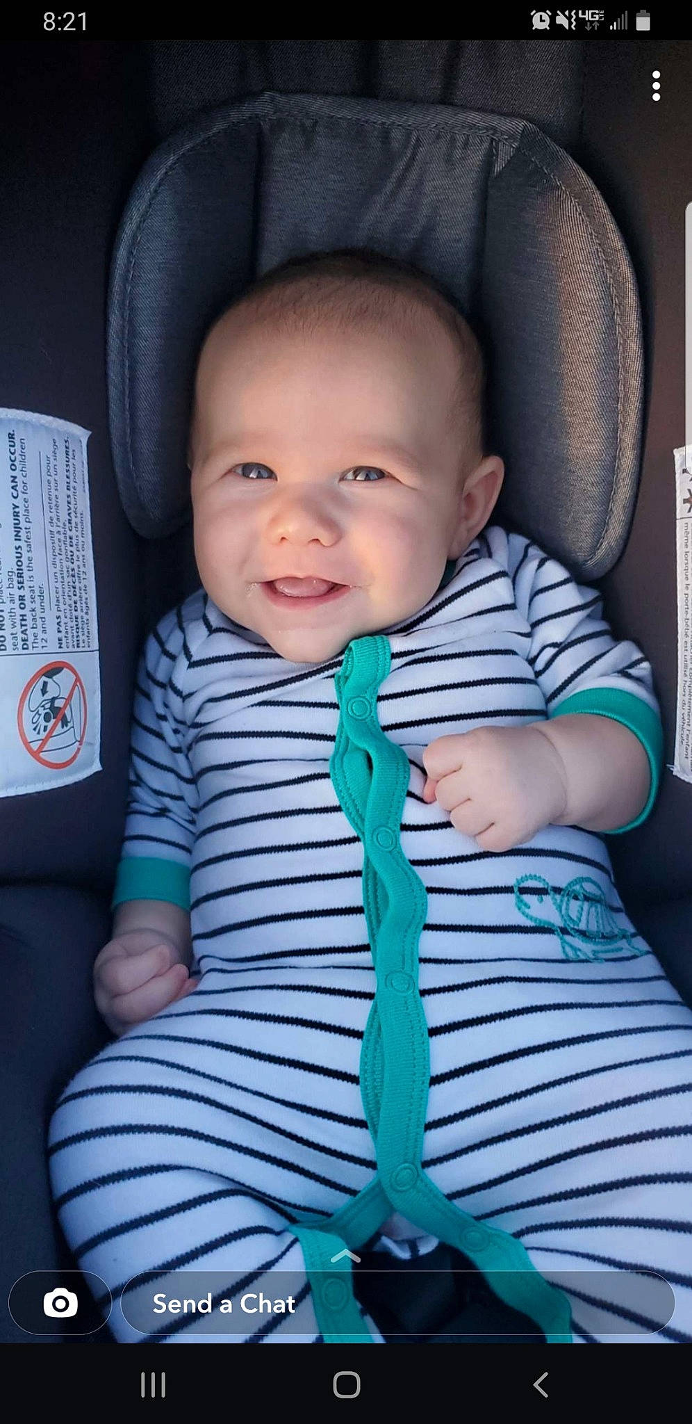 Arlow is registered to the contest to win money with this photo: azure, baby, baby_products, baby_toddler_clothing, cheek, child, collar, comfort, cool, electric_blue, finger, happy, iris, joy, nose, person, skin, sleeve, smile, textile