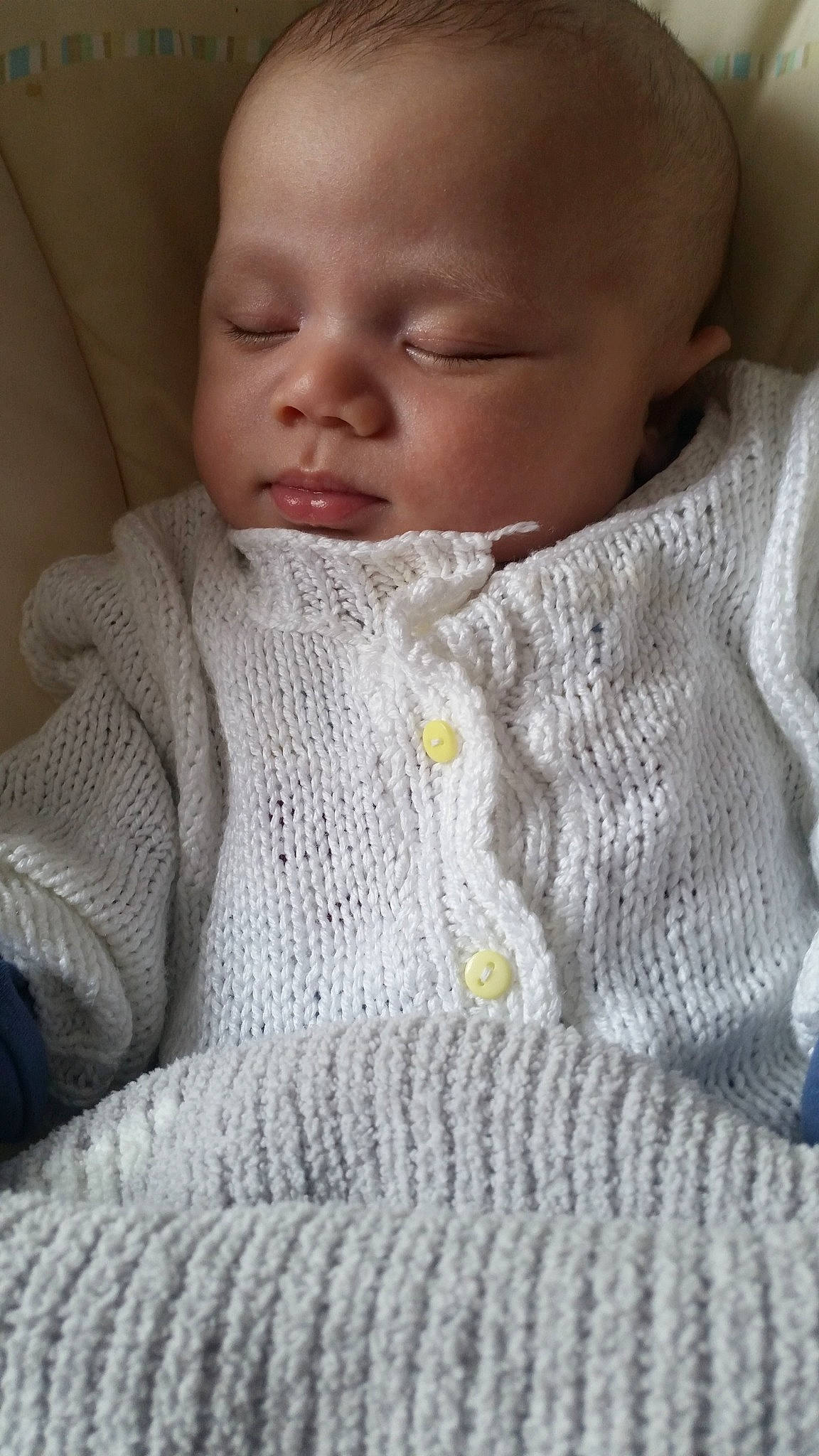 Jj joined the competition — help win amazing prizes! baby, blanket, cheek, child, chin, close_up, eye, face, head, knitting, lip, mouth, nose, outerwear, person, skin, smile, sweater, textile, toddler