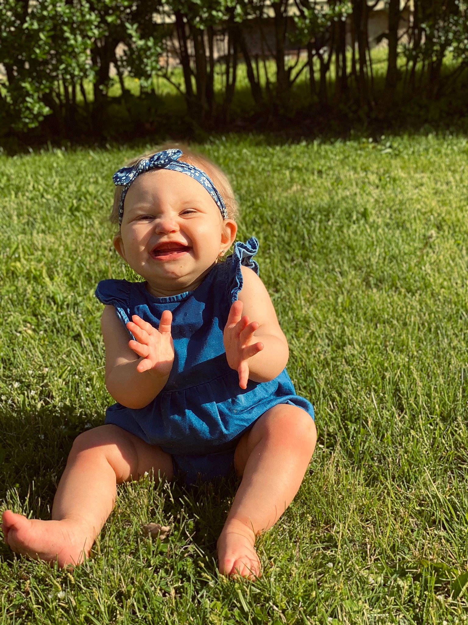Stevie is registered to the contest to win money with this photo: baby, child, fun, grass, grass_family, grassland, happy, headgear, headwear, lawn, meadow, people_in_nature, person, photography, plant, play, sitting, skin, smile, summer