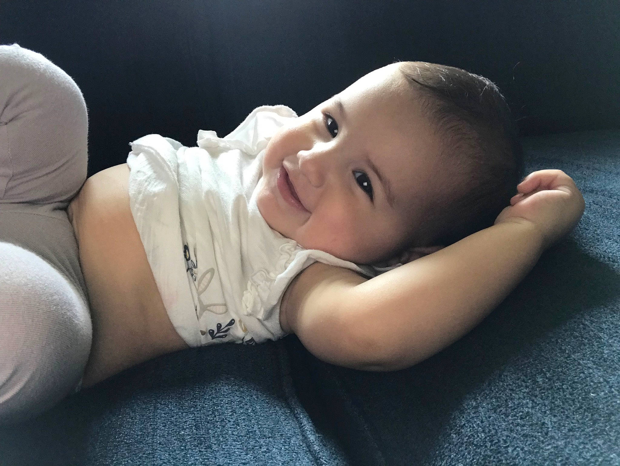 Ashlee is registered to the contest to win money with this photo: arm, baby, beauty, cheek, child, chin, face, hand, happy, nose, person, photography, skin, smile, toddler