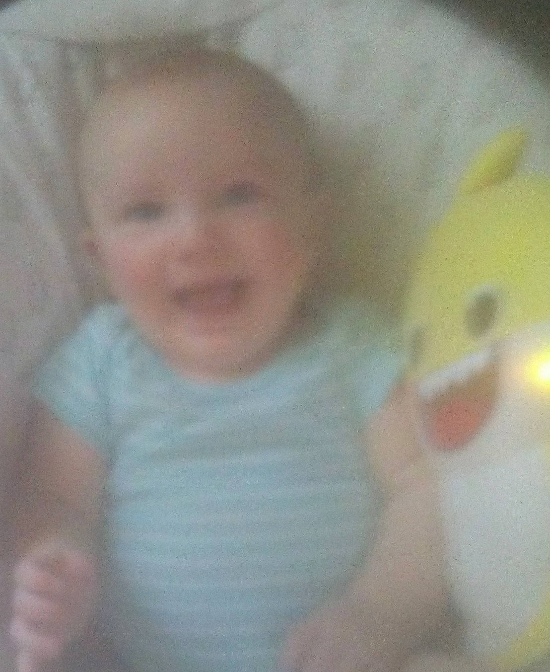 Willie joined the competition — help win amazing prizes! baby, blurred, cheek, child, chin, eye, face, facial_expression, finger, fun, head, iris, joy, laugh, lip, mouth, nose, person, product, skin