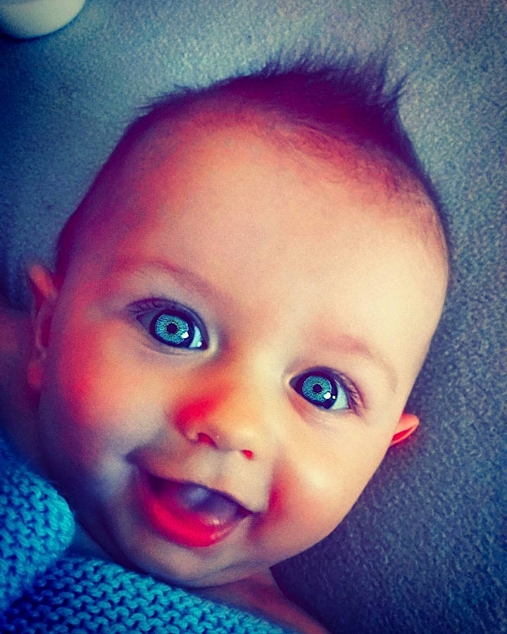 Brody joined the competition — help win amazing prizes! beauty, blue, cheek, child, chin, cool, eye, eyebrow, face, facial_expression, forehead, hair, head, lip, mouth, nose, person, selfie, skin, smile